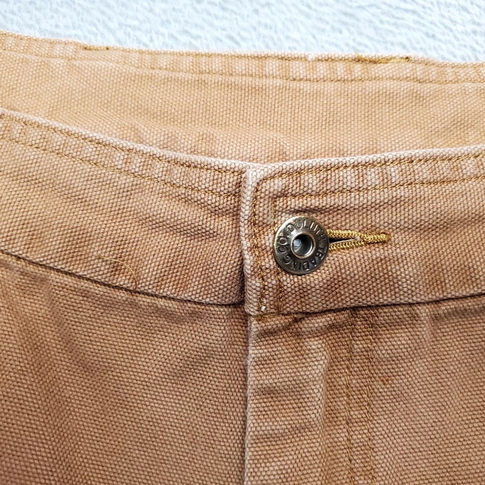 Vintage Duluth Shorts Mens 44 Brown Trading Flex Fire Hose Heavy Canvas Flat Front Cargo Size US 44 / EU 60 - 3 Thumbnail