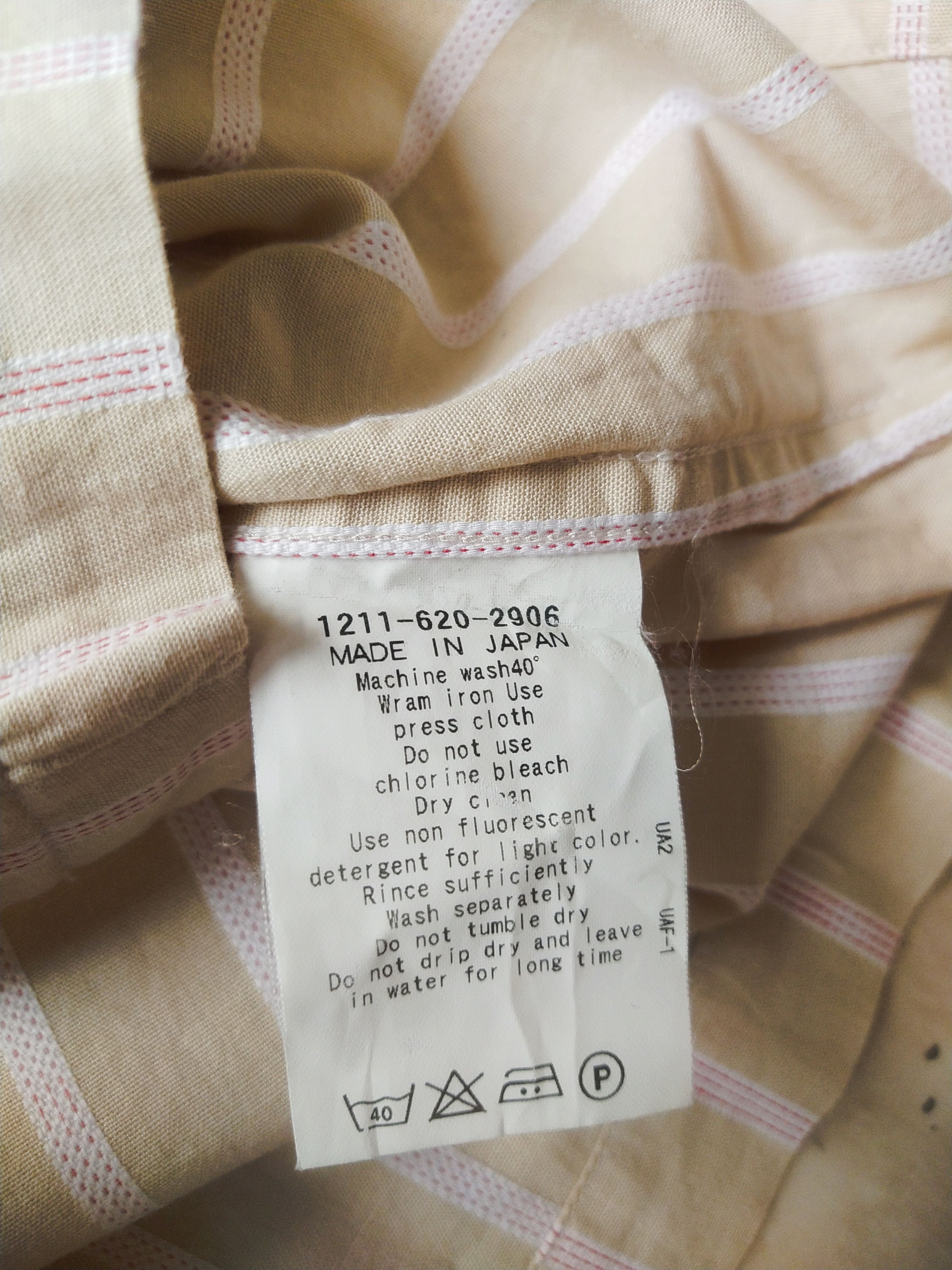United Arrows Vintage Blue:Label United Arrows Tokyo Striped Popover Shirt Size US M / EU 48-50 / 2 - 7 Thumbnail