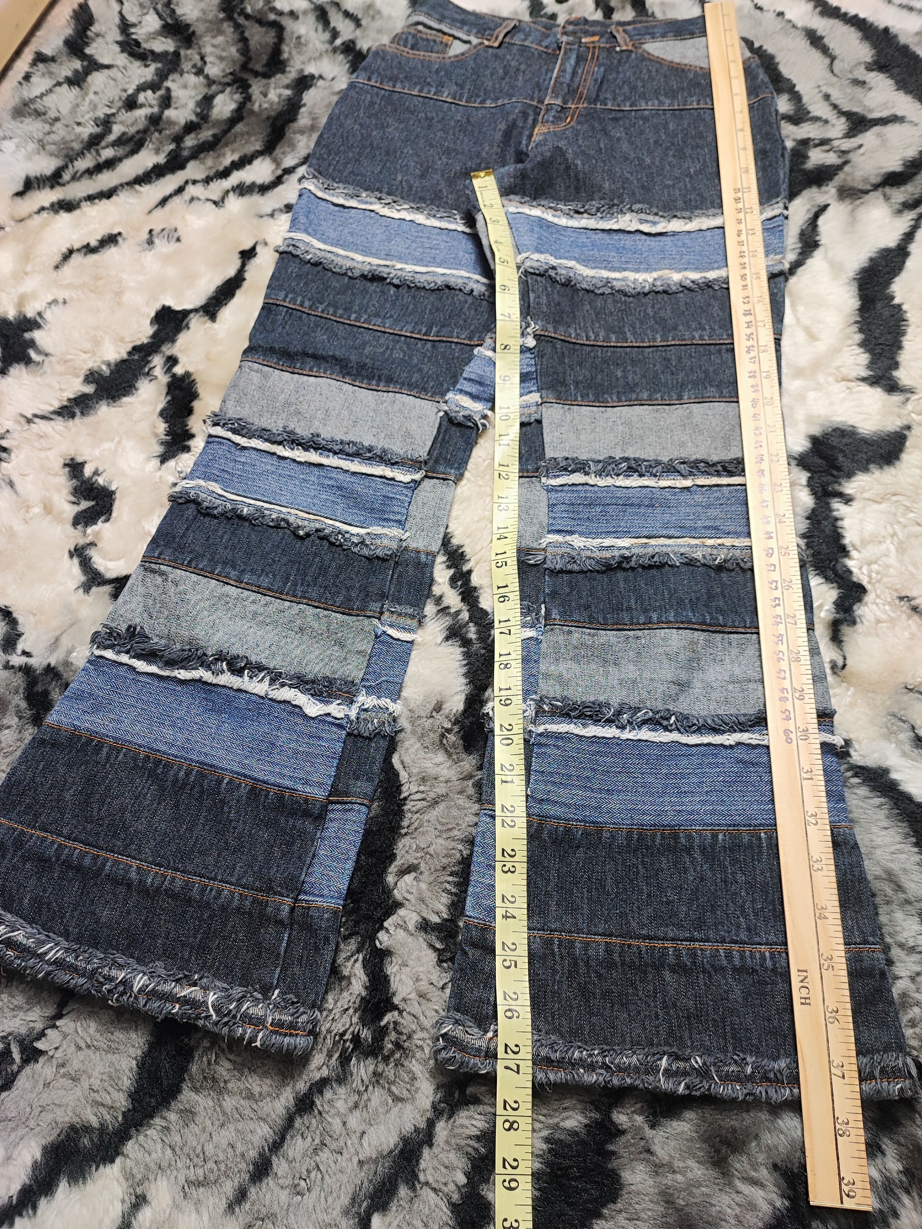 Hysteric Glamour Hagi Flared Denim Patchwork Inspired Hysteric Glamour Size 25" / US 0 / IT 36 - 15 Thumbnail