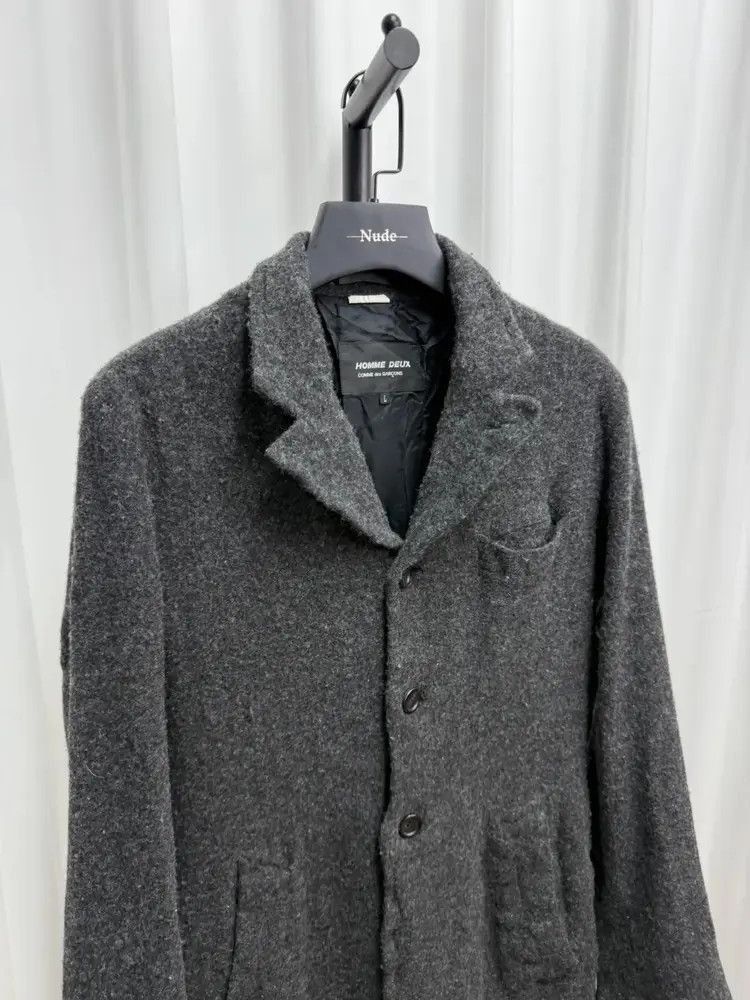Comme des Garcons Comme Des Garcons Homme Deux Wool Coat Size US L / EU 52-54 / 3 - 7 Thumbnail