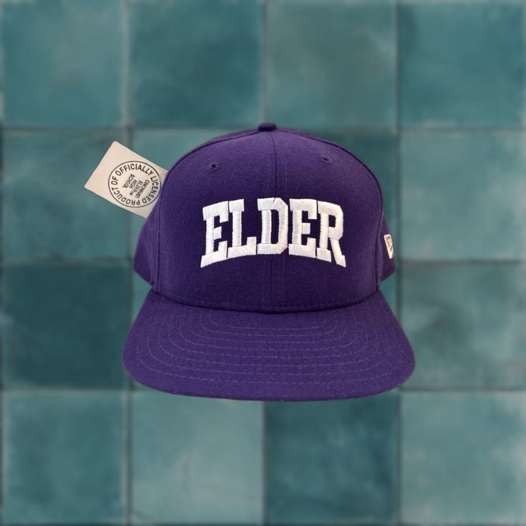 New Era VINTAGE New Era Baseball Cap Hat 7 3/8 Purple USA Wool Blend NWT Deadstock Embroidered Logos Men Mens Size ONE SIZE - 1 Thumbnail