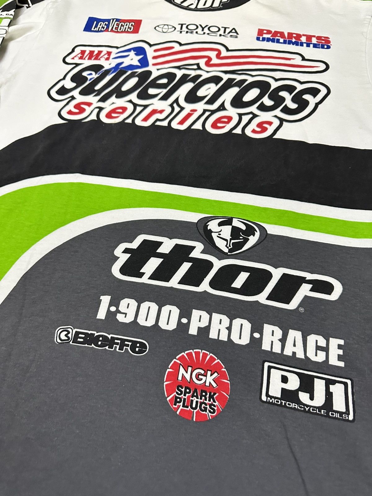 Vintage Vtg Thor Supercross series USA Tour tee Size US L / EU 52-54 / 3 - 7 Thumbnail