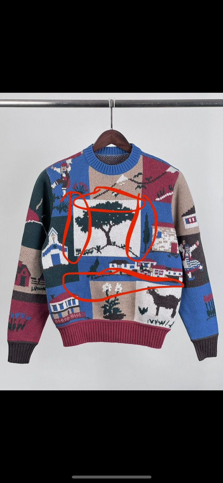 Aime Leon Dore Patches sweater xs Size US XS / EU 42 / 0 - 7 Thumbnail