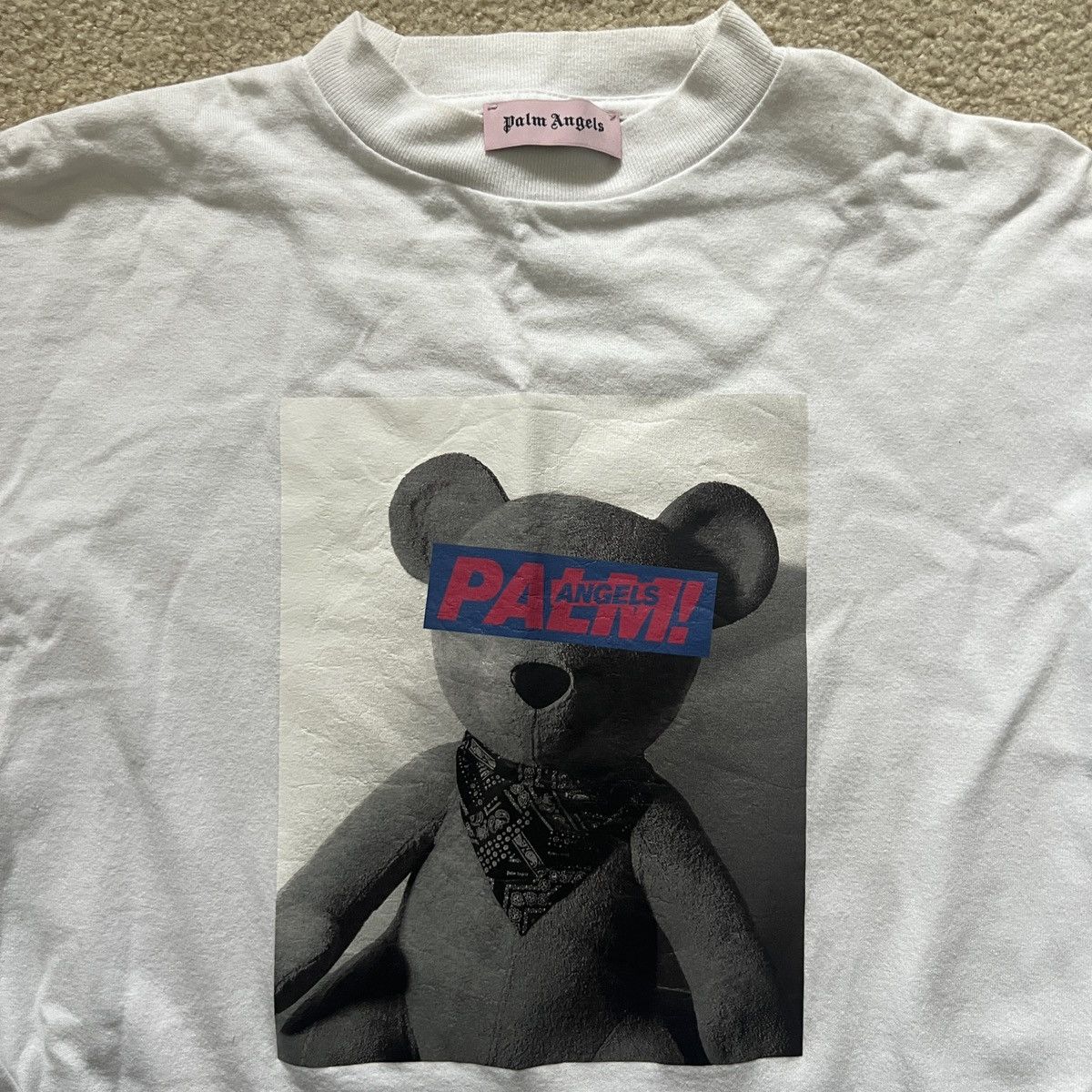 Palm Angels Rare Palm Angels Bear Crewneck Tee Size US XS / EU 42 / 0 - 5 Thumbnail