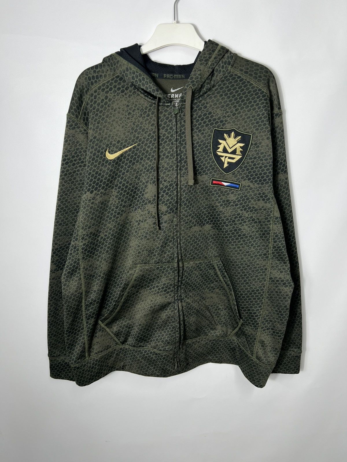 Nike Vintage Nike Manny Pacquiao Rare Pac-Man KO Zip-up Hoodie Size US XL / EU 56 / 4 - 1 Thumbnail