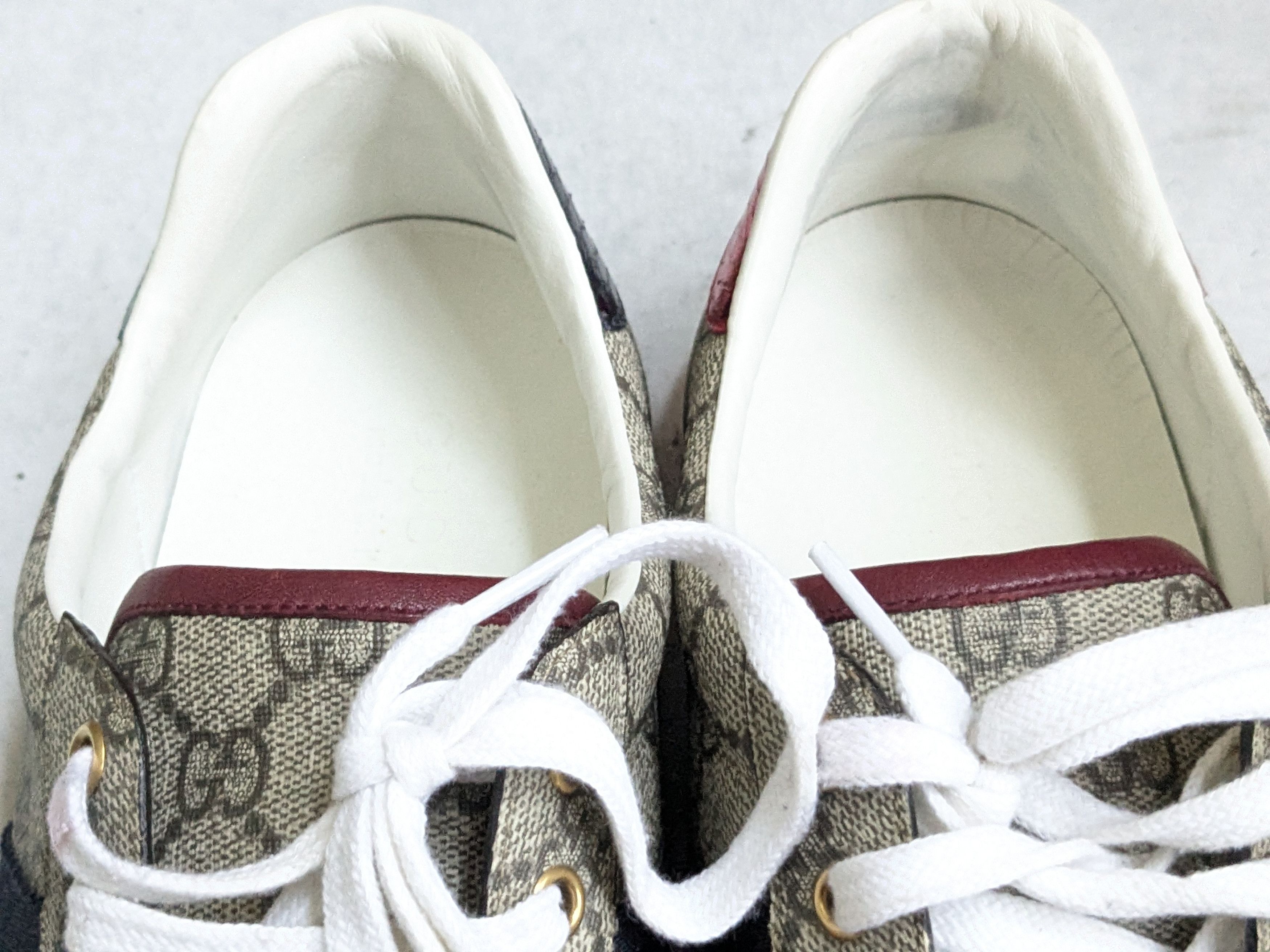 Gucci Gucci Ace Sneakers 9.5 Monogram Supreme Canvas Logo Size US 9.5 / EU 42-43 - 7 Thumbnail