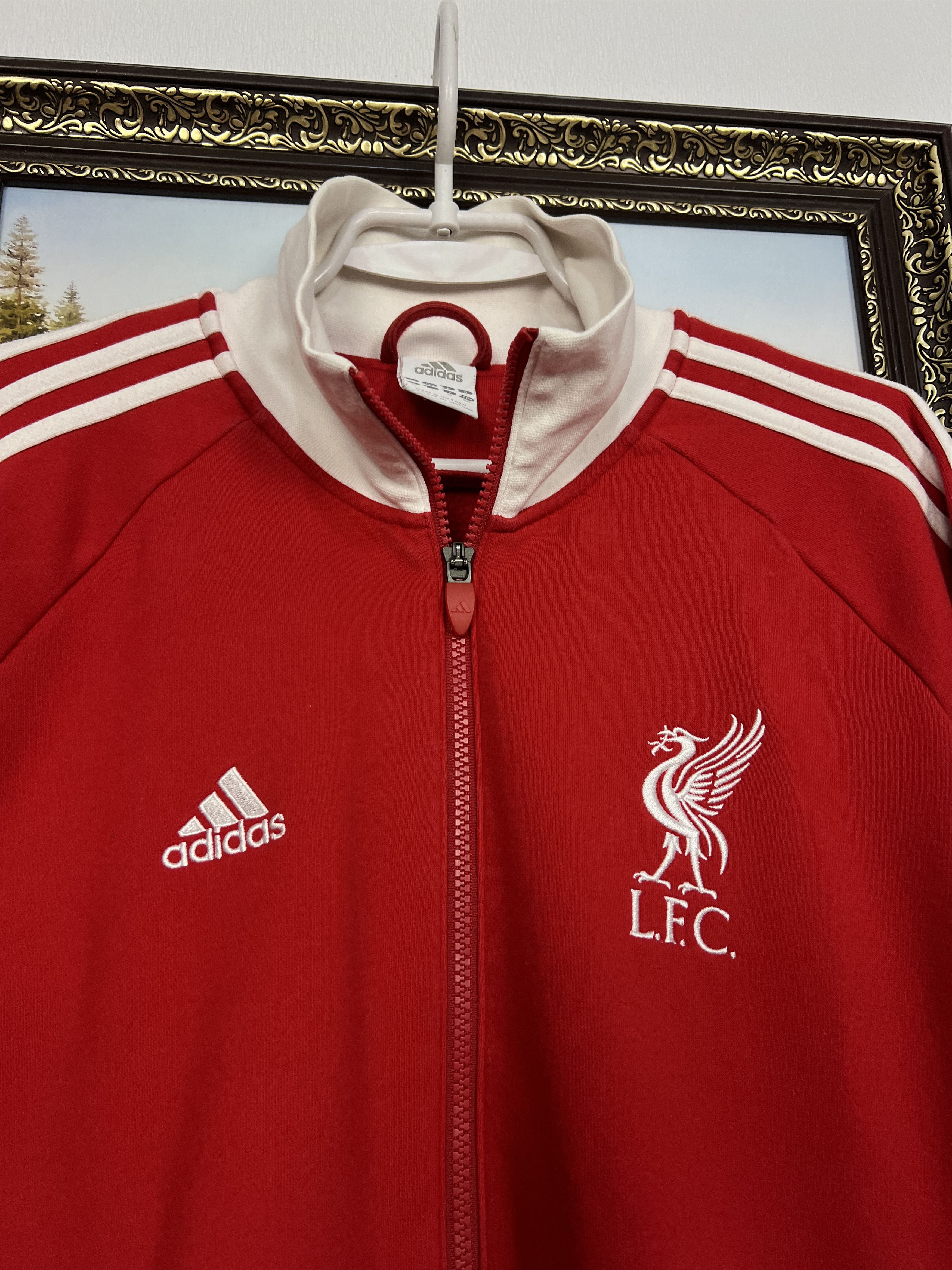 Adidas Vintage Liverpool Football Jacket Soccer Track Top Zip Size US S / EU 44-46 / 1 - 3 Thumbnail