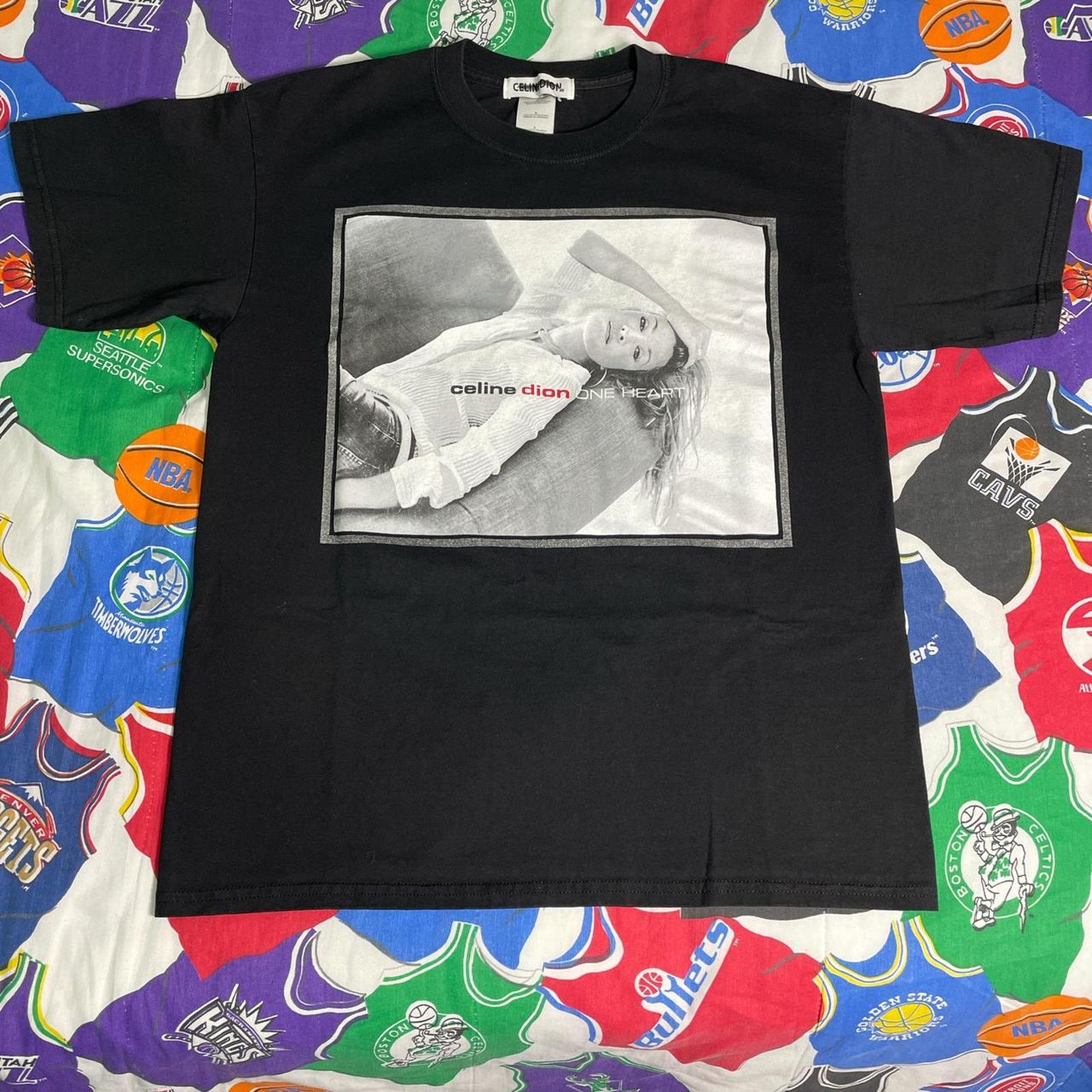 Vintage Vintage Y2K 2003 Celine Dion One Heart Tour Album Pop Tee Size US L / EU 52-54 / 3 - 1 Thumbnail