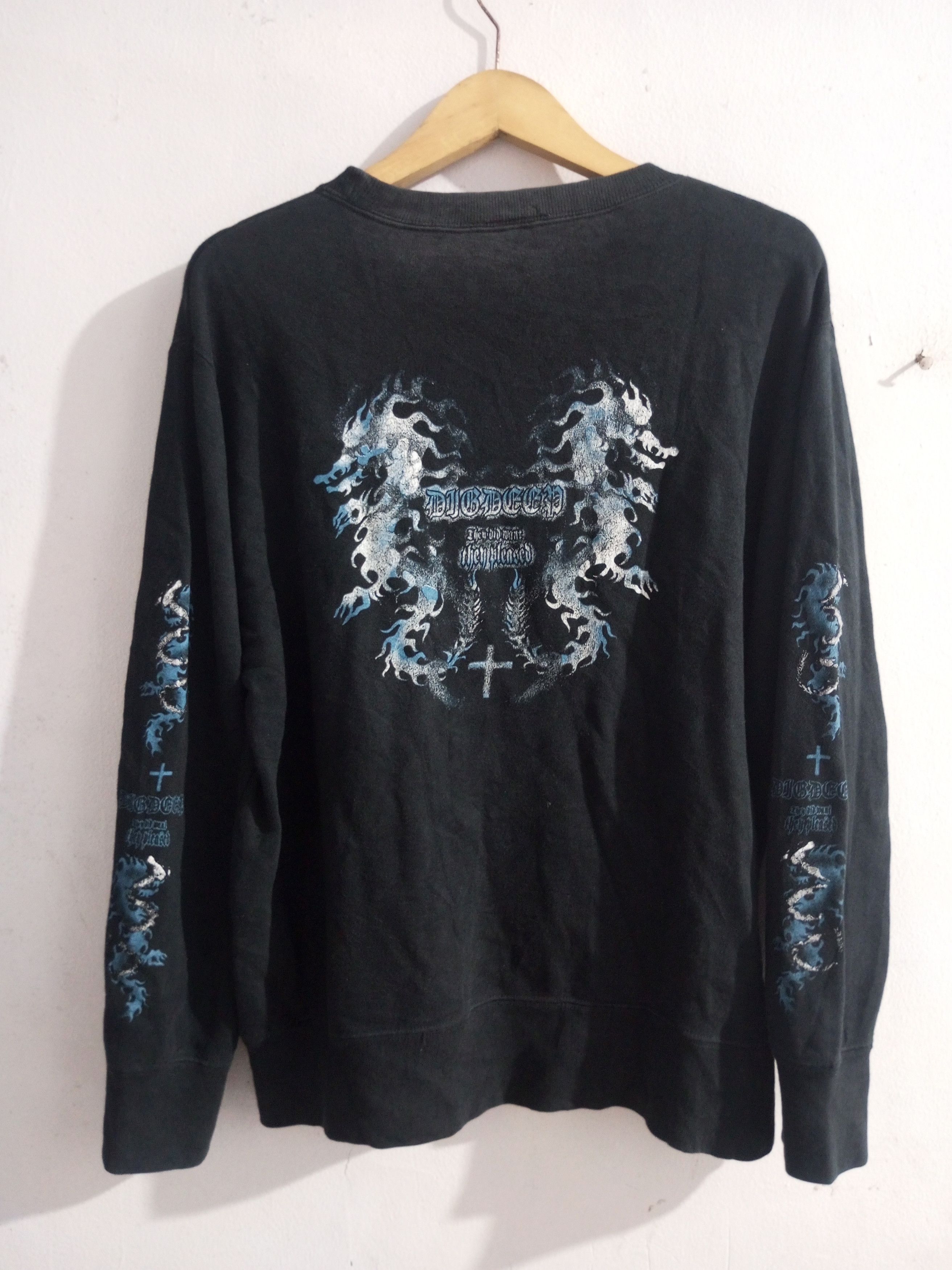 Hysteric Glamour Vintage digdeep dragon spellout sweatshirt Size US L / EU 52-54 / 3 - 2 Thumbnail