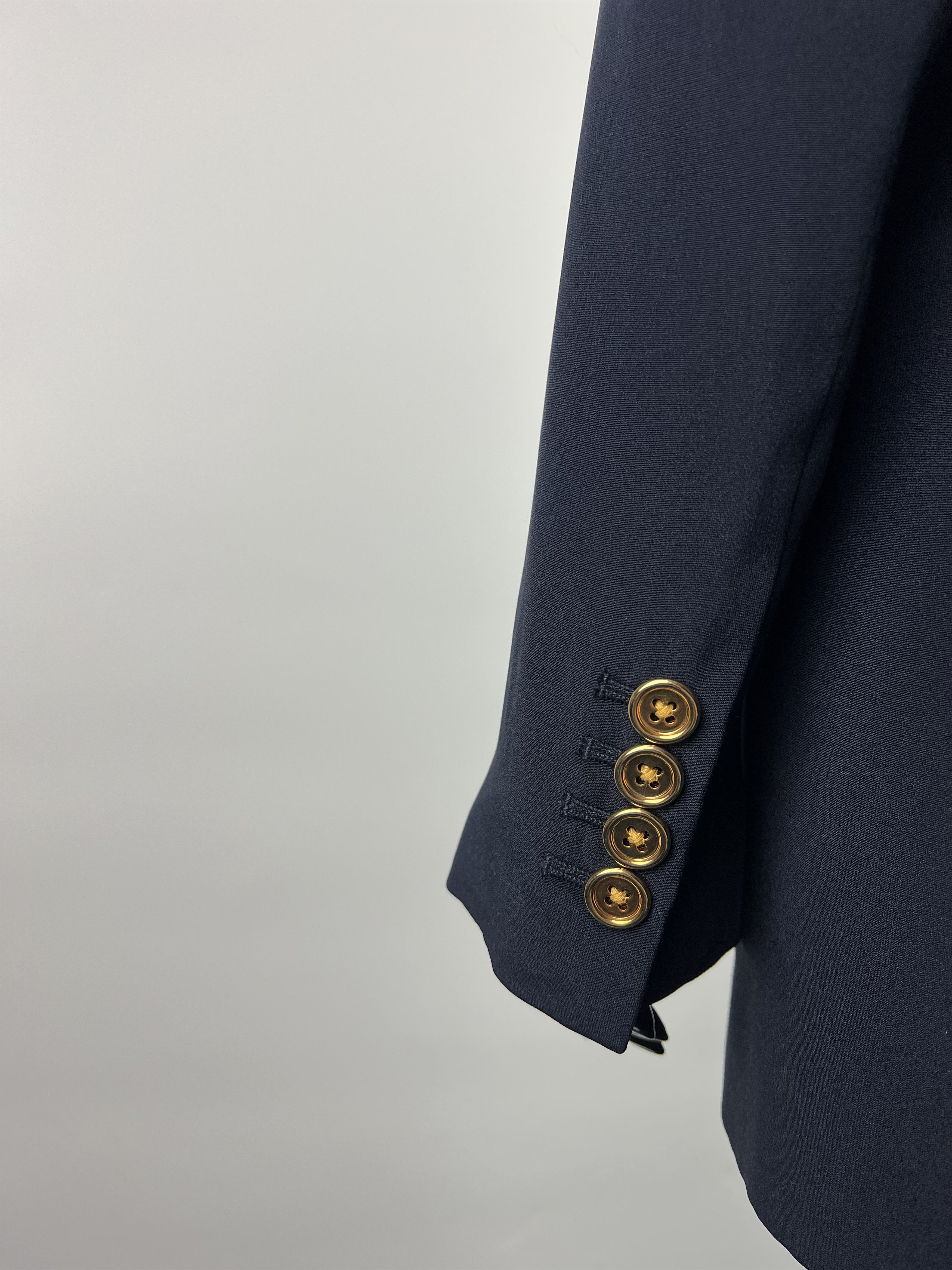 Joseph Joseph Navy Blue 100% Silk Blazer Jacket Size 38 Size M / US 6-8 / IT 42-44 - 5 Thumbnail