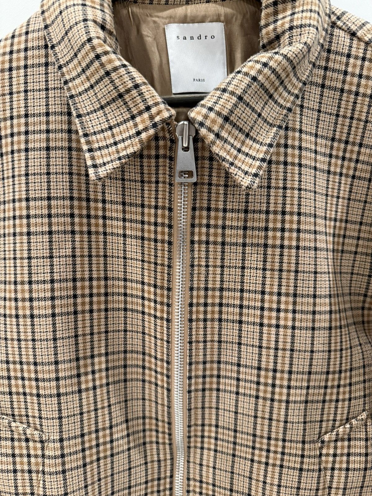 Sandro Sandro Flannel Zip Up Jacket Size US XXL / EU 58 / 5 - 2 Thumbnail