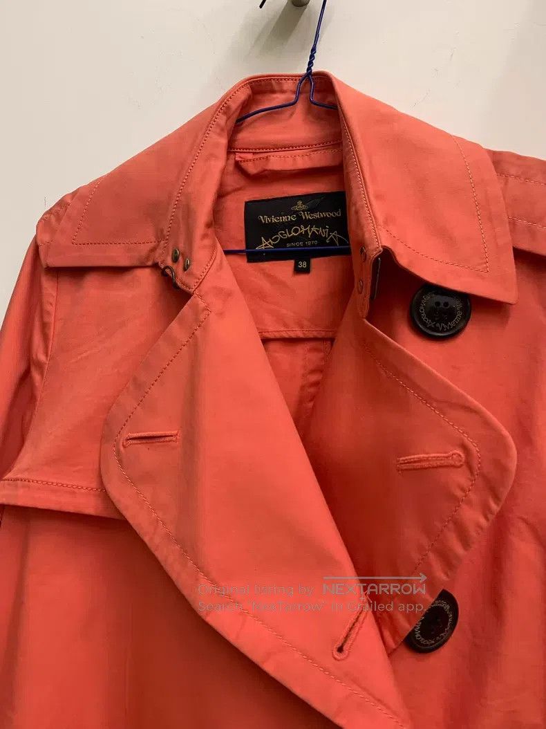 Vivienne Westwood Vivienne Westwood Tangerine Pink Trench Coat Size XS / US 0-2 / IT 36-38 - 6 Thumbnail