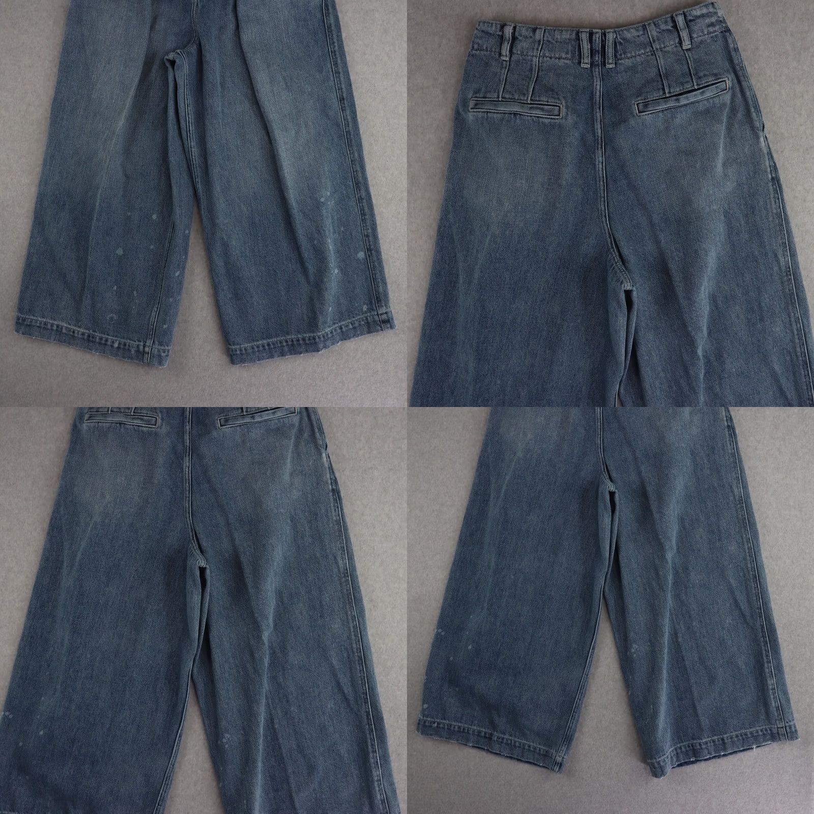 Vintage WE THE FREE Pants Womens Size 30 Denim Track Wide Leg Light Blue 30x25 Size 30" / US 8 / IT 44 - 9 Thumbnail
