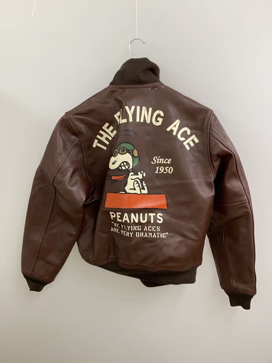 Avirex Avirex Plain Horse Leather Flight Jacket Brown Size US M / EU 48-50 / 2 - 2 Thumbnail
