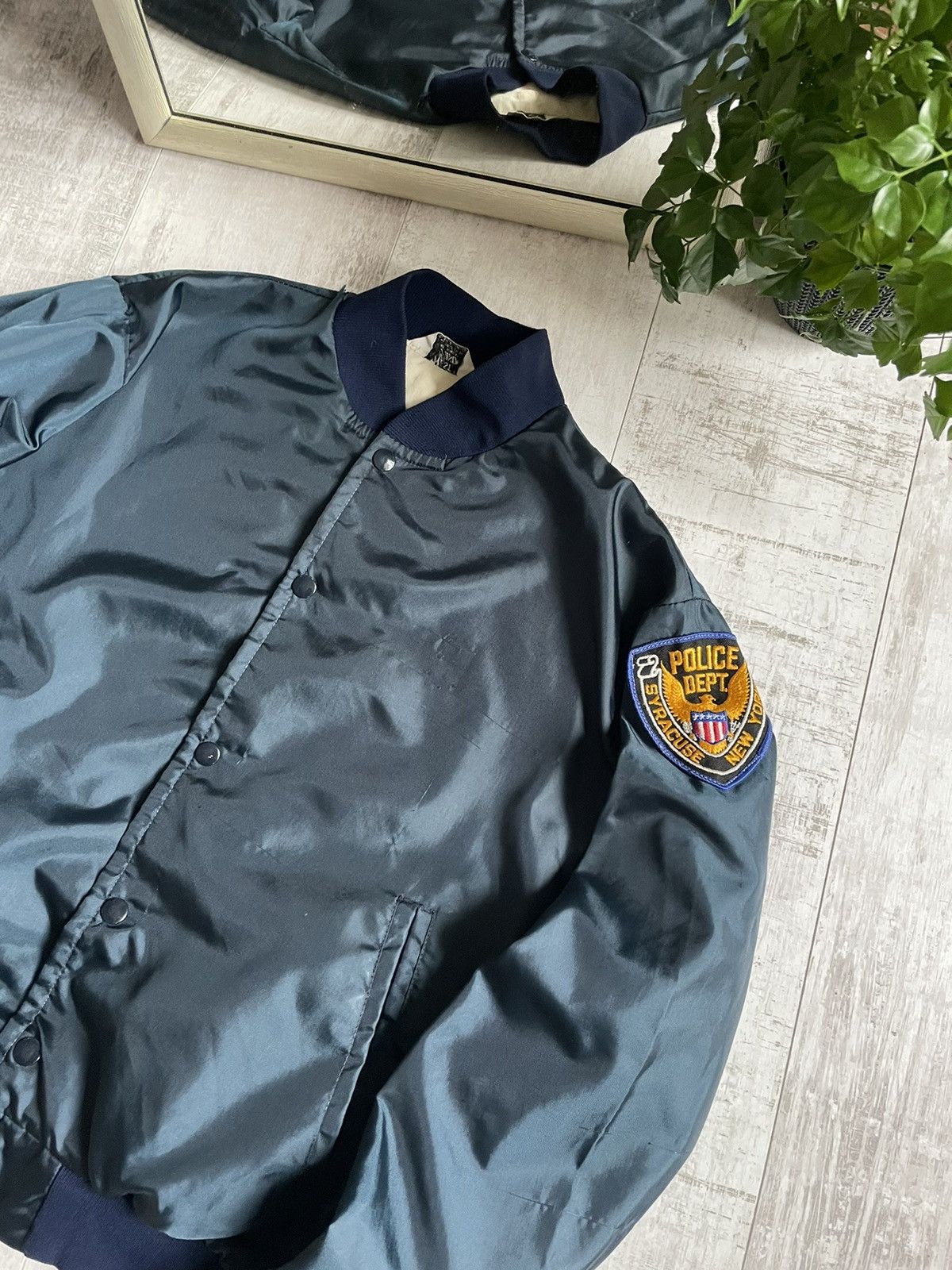 Vintage Police Dept Vintage 70’s Nylon Bomber Syracuse New York RARE Size US M / EU 48-50 / 2 - 3 Thumbnail
