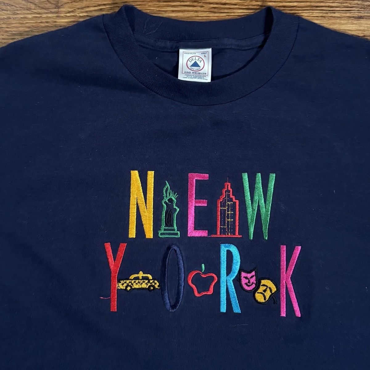 Delta Vintage New York Souvenir T Shirt (Size L) NWOT Size US L / EU 52-54 / 3 - 2 Thumbnail