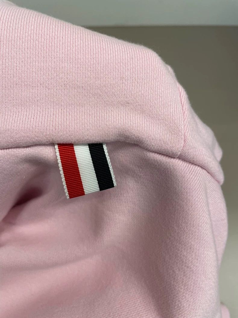 Thom Browne Thom Browne Cherry blossom pink cotton hooded hoodie Size XS / US 0-2 / IT 36-38 - 6 Thumbnail