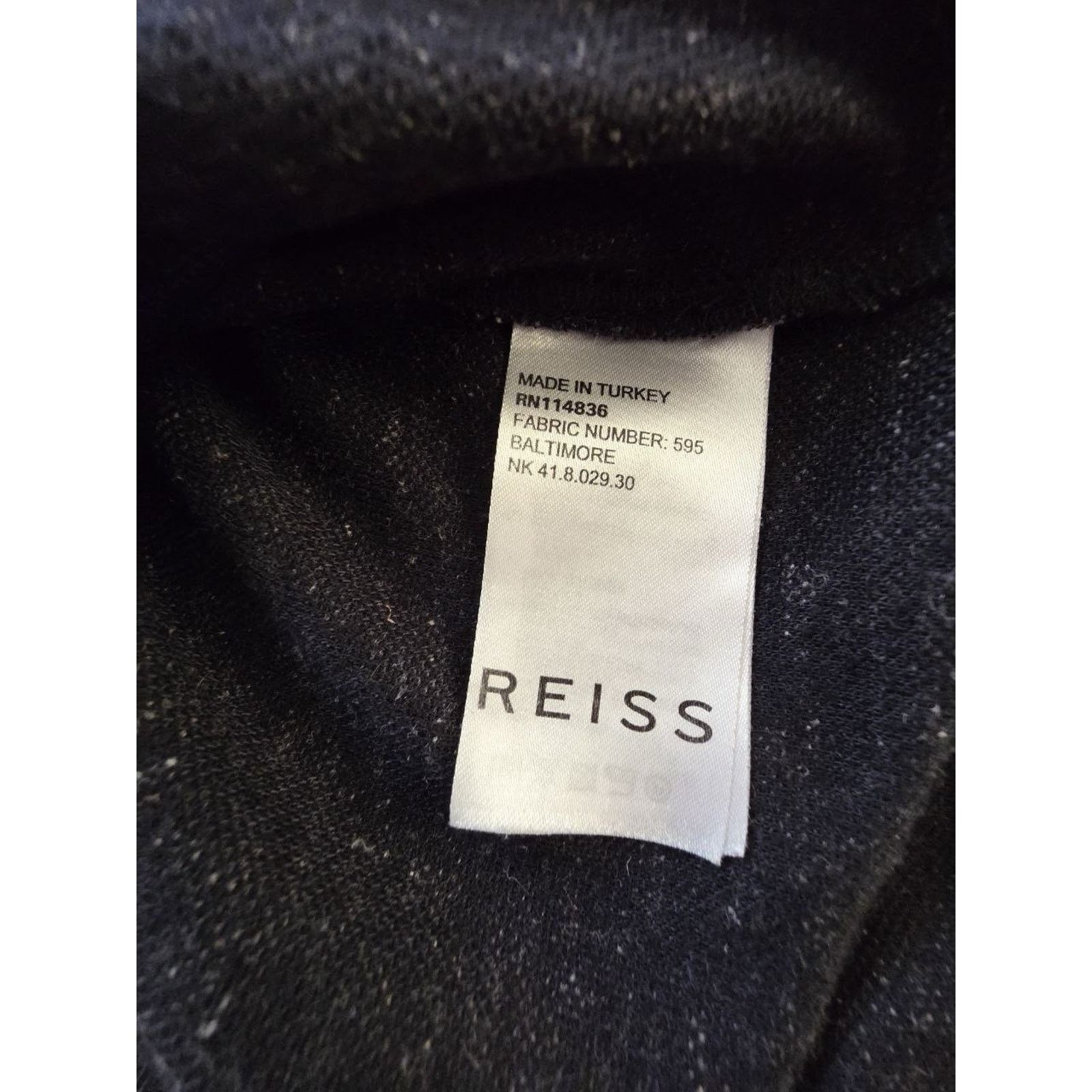 Reiss REISS Men Elegant Short Button T-Shirt Size M black A001031 Size US M / EU 48-50 / 2 - 6 Thumbnail