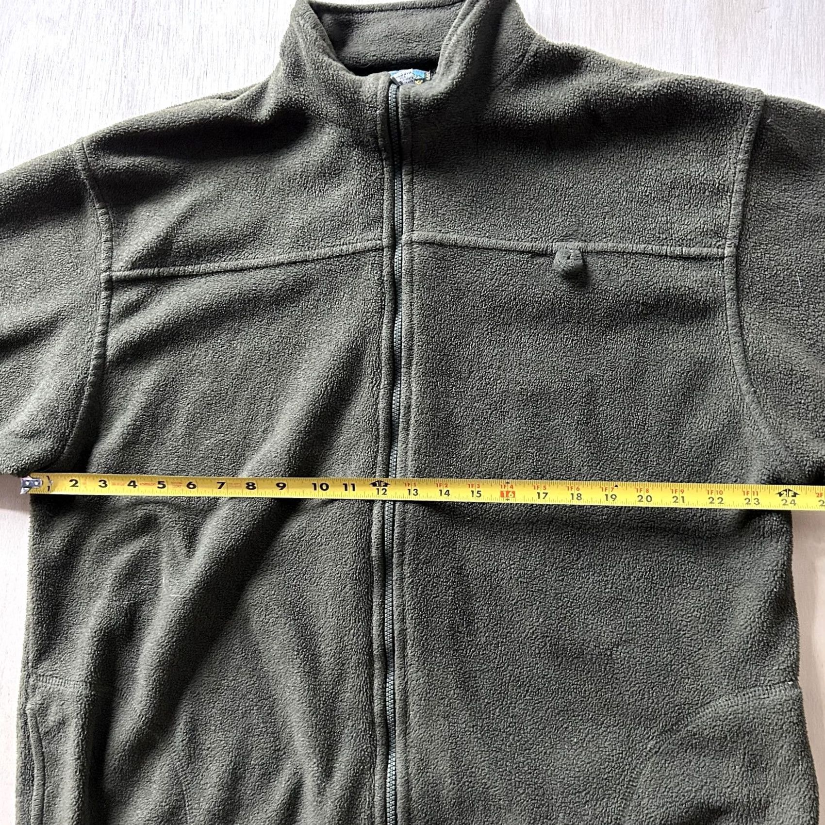 Vintage Roundy Ridge Jacket Mens XL Green Fleece Full Zip Outdoor Casual Warm Hiking Outdoorwear Jacket Mens XL Green Fleece Zip Pockets Size US XL / EU 56 / 4 - 5 Thumbnail
