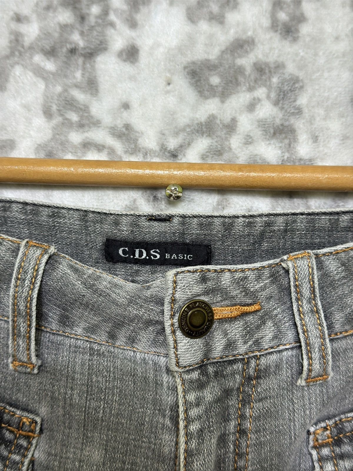 Japanese Brand Flared C.D.S Basic Bush Pant Denim Boot Cut Claw Marks Size US 28 / EU 44 - 7 Thumbnail