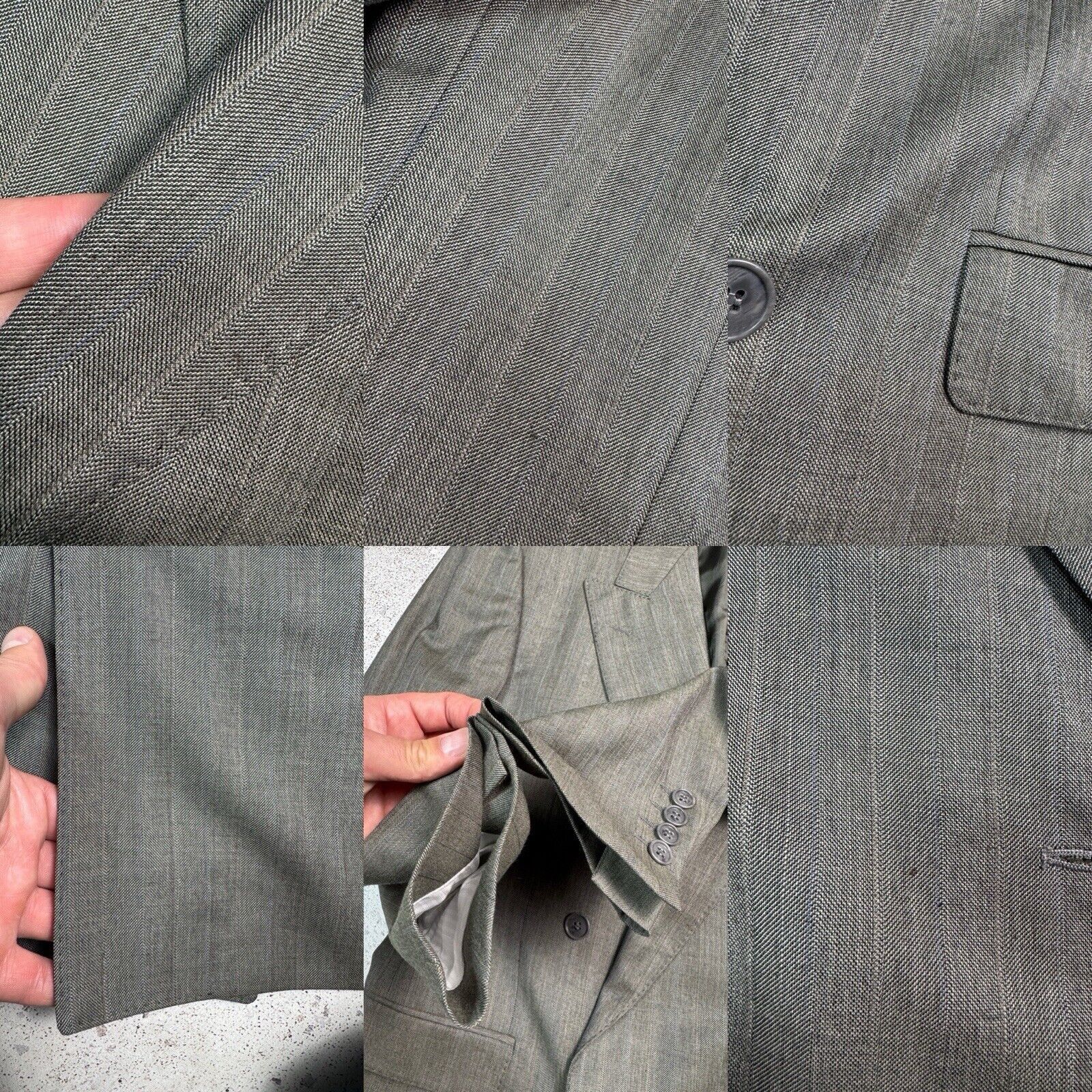 Yves Saint Laurent YSL Yves Saint Laurent Double-Breasted Suit Blazer Size 48L Size 48L - 20 Thumbnail