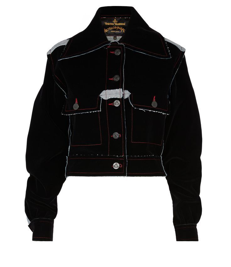 専用/vivienne westwomod si cropped jacket Vivienne Westwood Red Barathea Cropped Jacket, 