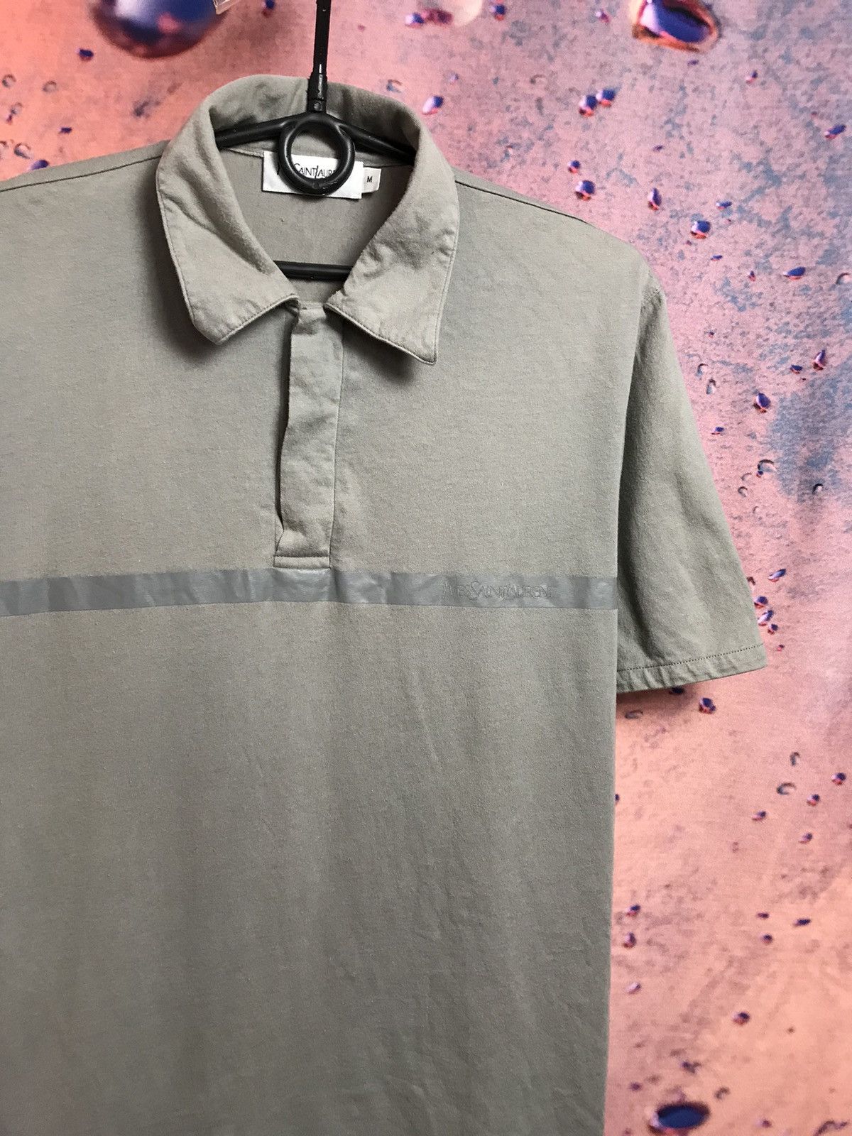 Vintage YSL Yves Saint Laurent luxury polo tee