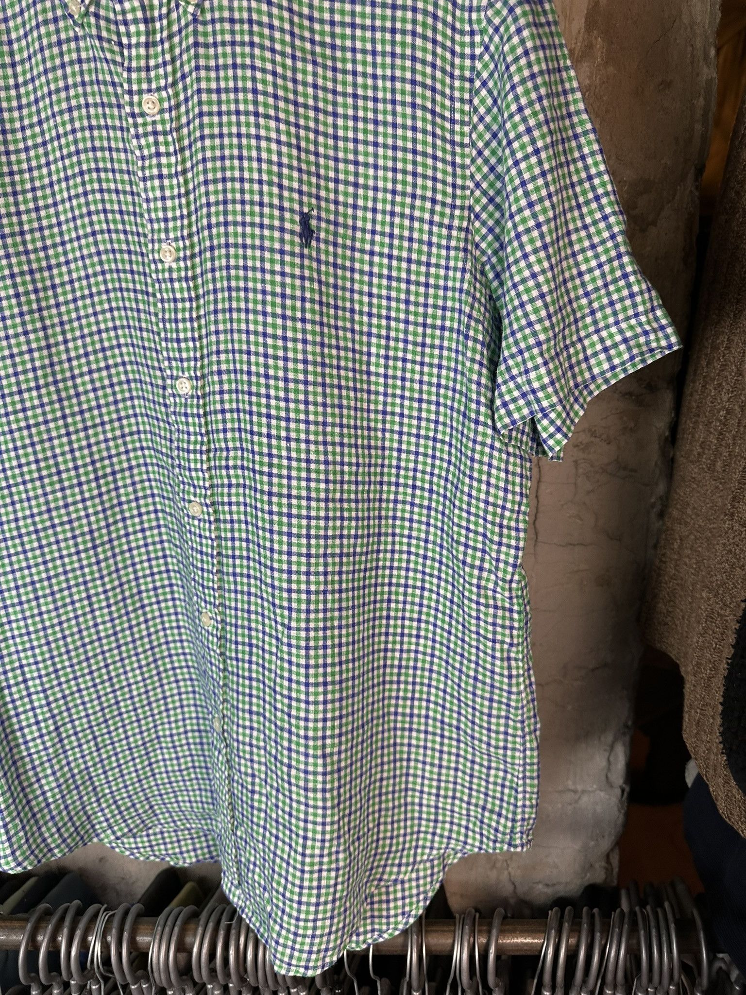 Ralph Lauren Ralph Lauren Linen Checked Button Up Shirt Size US L / EU 52-54 / 3 - 3 Thumbnail