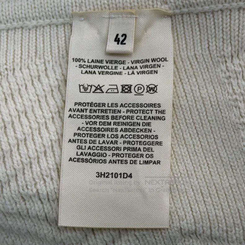 Hermes Hermes Beige twill side-tie open-front cardigan Size M / US 6-8 / IT 42-44 - 6 Thumbnail