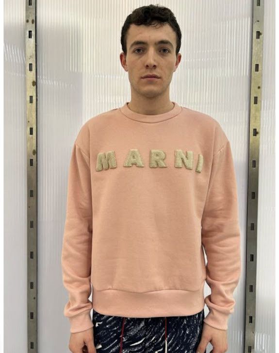 Marni o1w1db11025 Organic Cotton Sweatshirt in Pink Size US S / EU 44-46 / 1 - 1 Preview