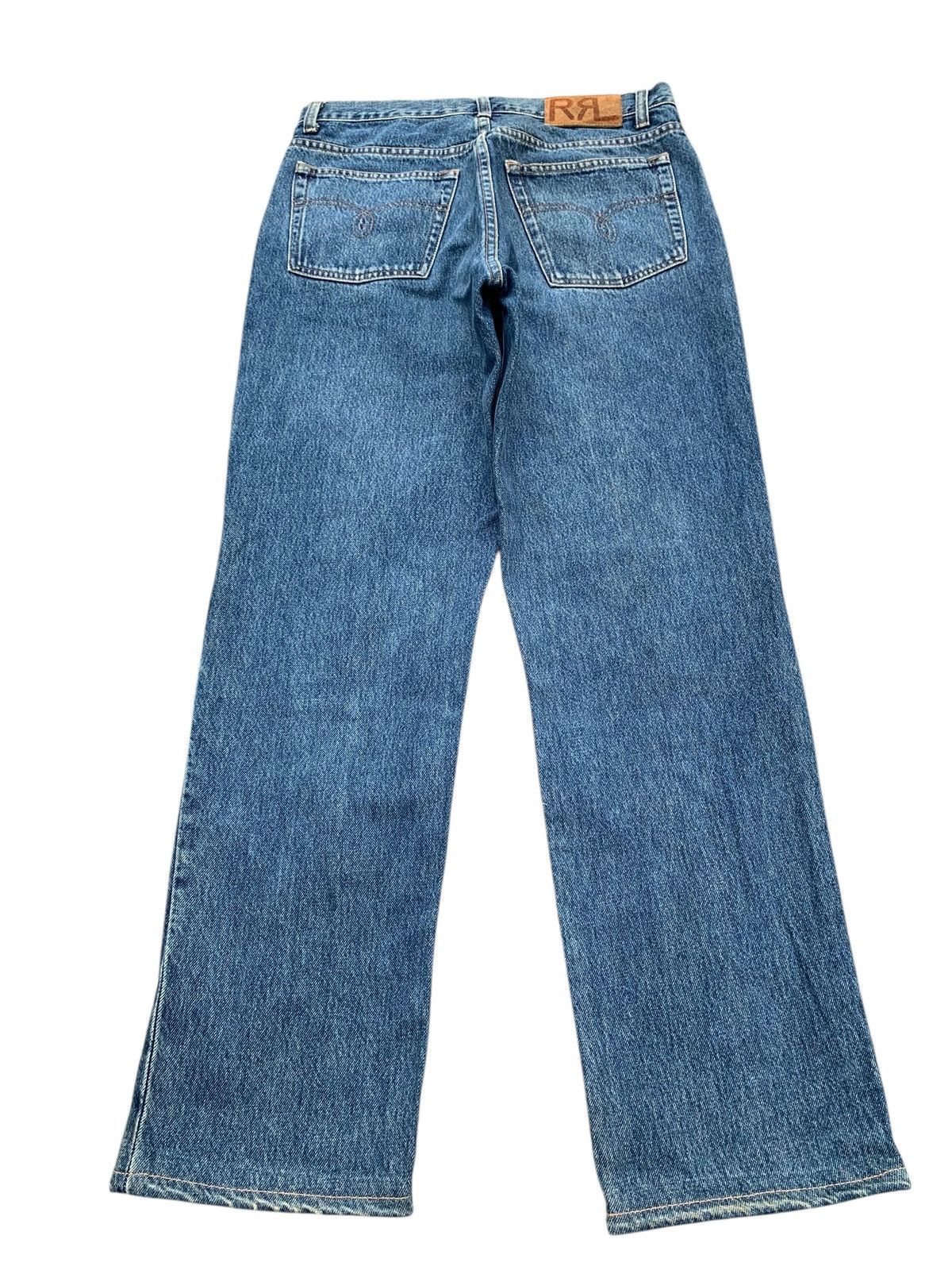 RRL Ralph Lauren VINTAGE RRL RALPH LAUREN MADE IN USA BUTTON FLY DENIM Size US 30 / EU 46 - 3 Thumbnail