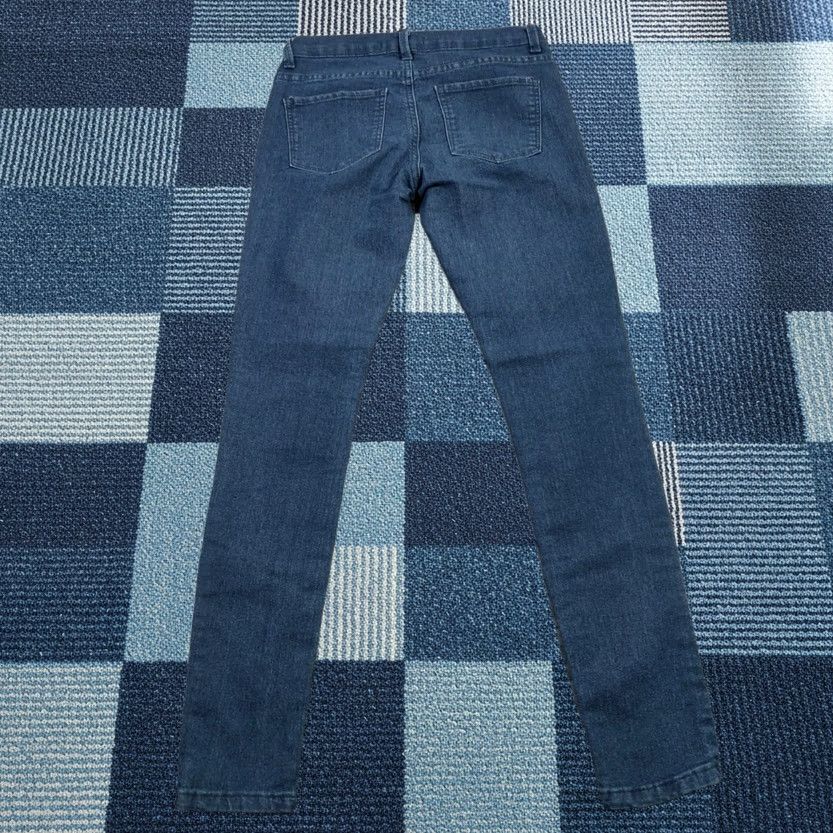 Forever 21 Forever 21 Jeans Womens 25 Low Rise Skinny Zip Closure Dark Wash Denim Blue 5-Pocket Mens? Size 42" / US 20 - 1 Thumbnail