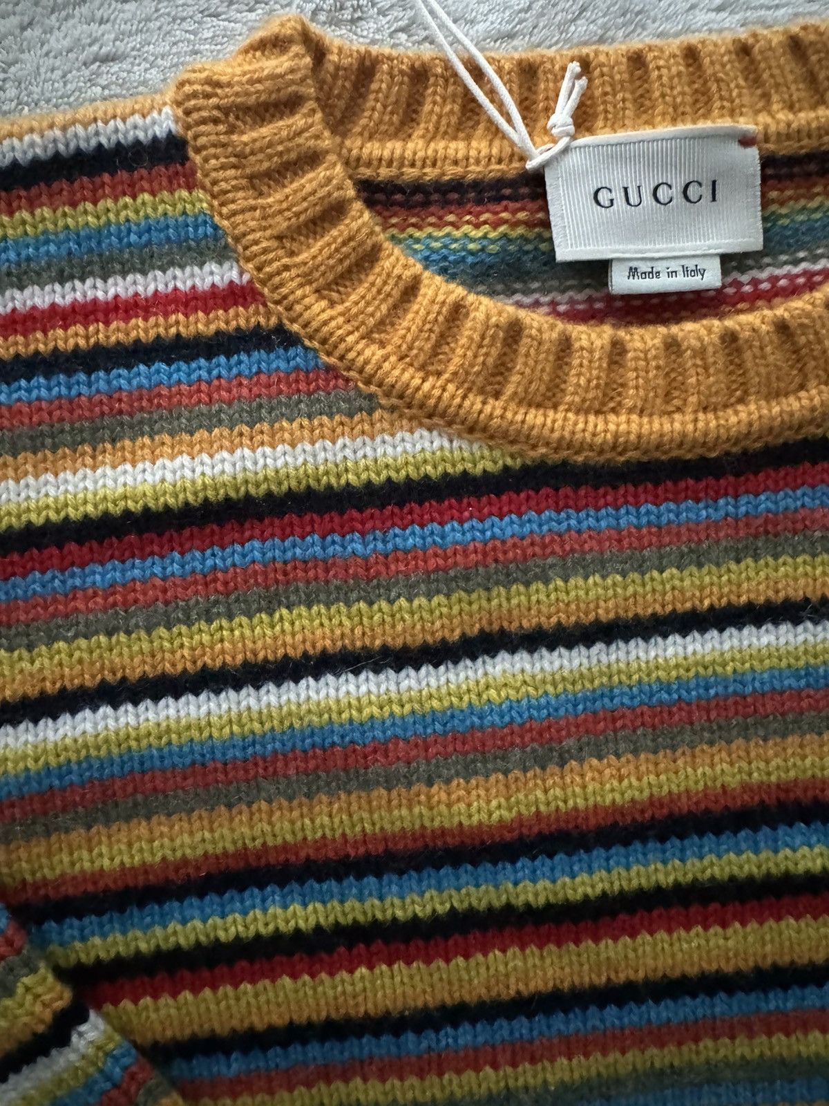 Gucci Striped Cashmere Gucci sweater Size S / US 4 / IT 40 - 6 Thumbnail