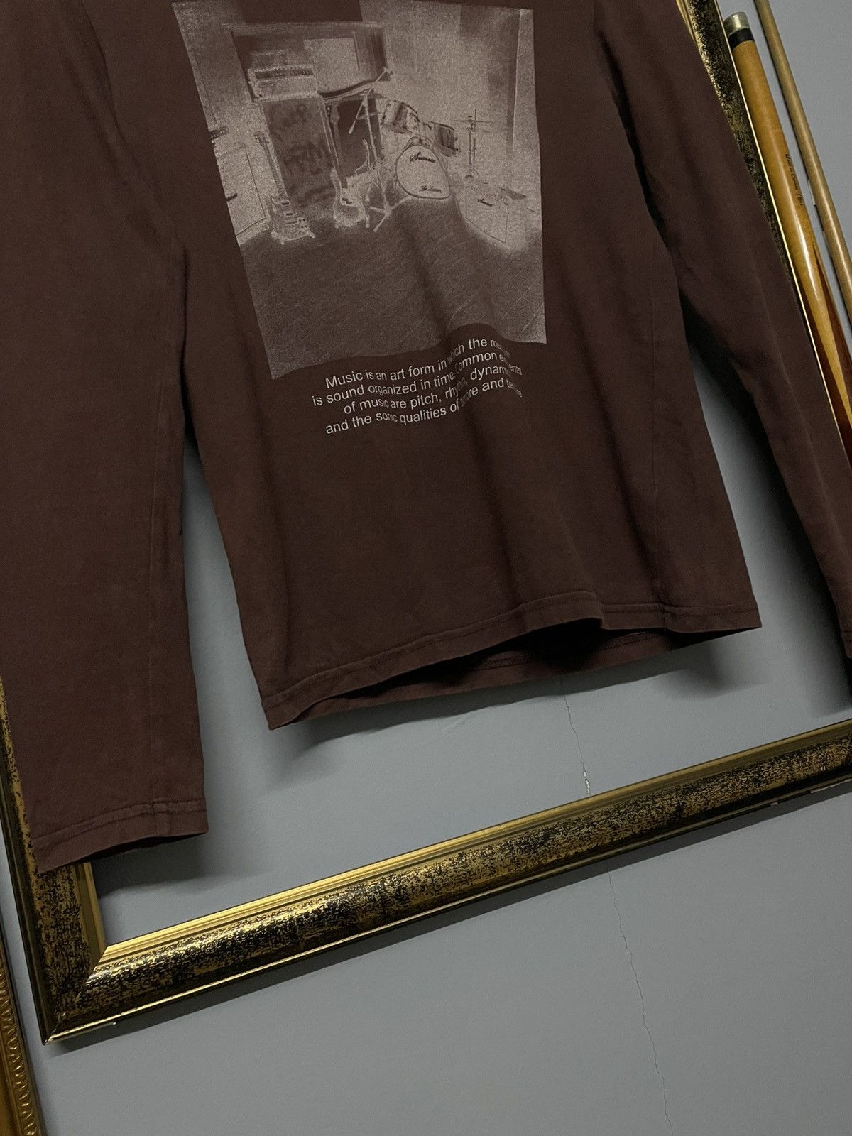Michel Klein Vintage 1990s Japan Michel Klein ‘Music Is Art’ Longsleeve Size US S / EU 44-46 / 1 - 4 Thumbnail