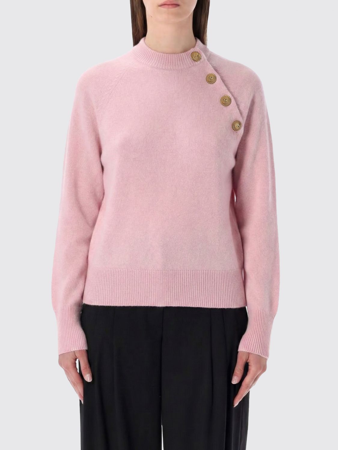 Balmain Balmain Sweater Woman Pink Size XS / US 0-2 / IT 36-38 - 1 Thumbnail