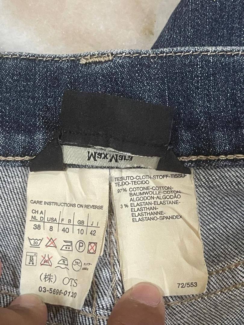 Weekend Max Mara Vintage Max Mara Denim Jeans Limited Edition Size 32" / US 10 / IT 46 - 21 Thumbnail