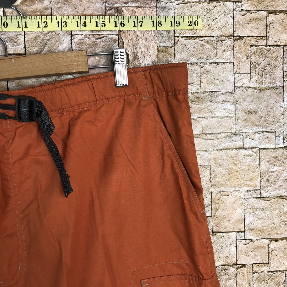 Japanese Brand Scommesso Orange Cargo Multipocket Pants #A580 Size US 33 - 5 Thumbnail