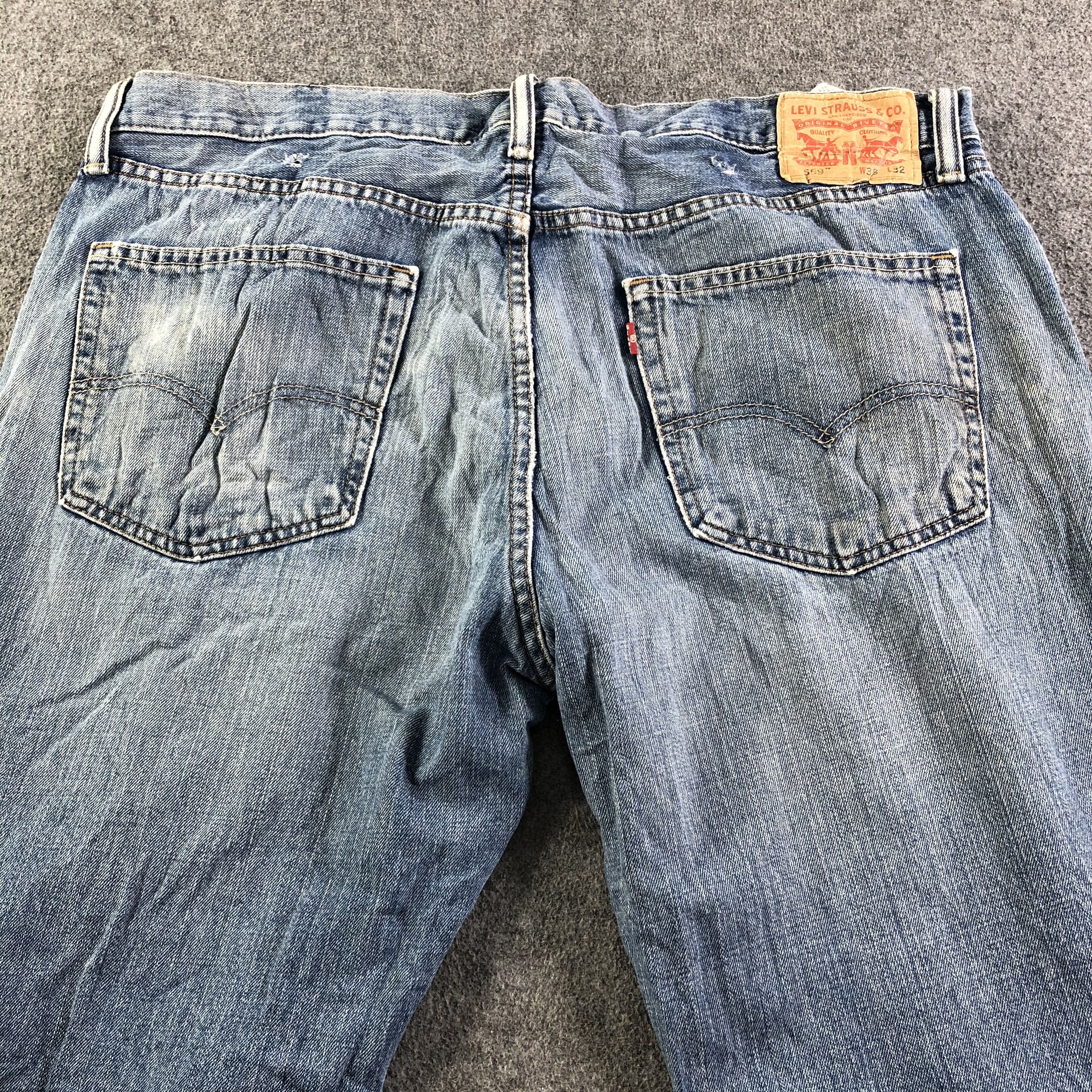 Levi's Vintage Blue Wash Levis 559 Jeans-J3225 Size US 40 / EU 56 - 4 Thumbnail