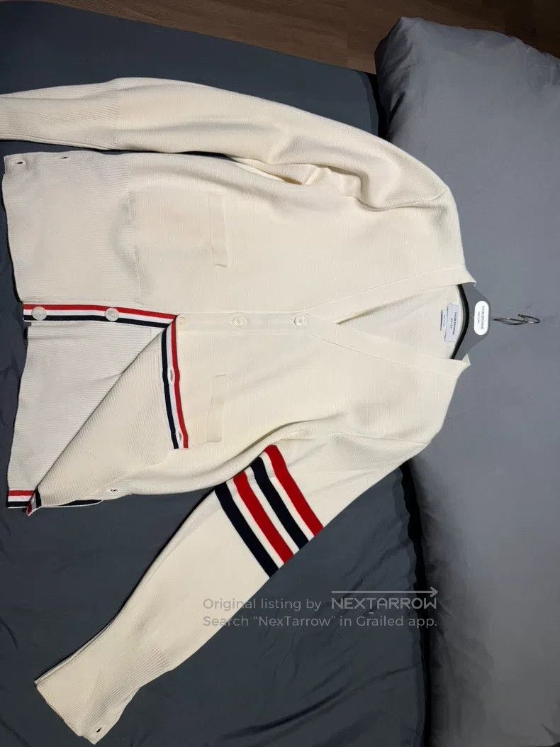 Thom Browne Thom Browne Wool Cardigan Size US XL / EU 56 / 4 - 2 Thumbnail