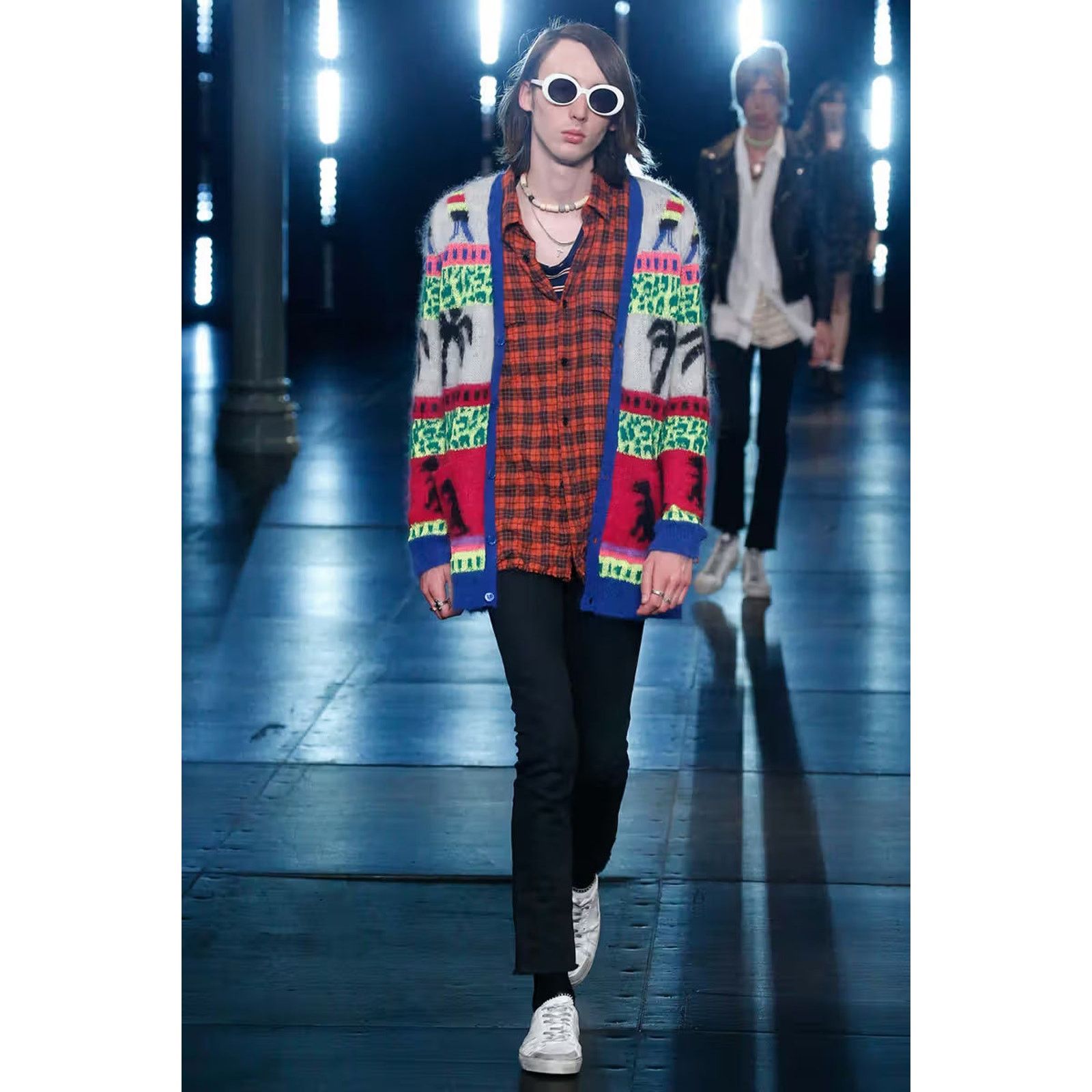 Saint Laurent Paris 2016 Saint Laurent by Hedi Slimane check button-up shirt Size US M / EU 48-50 / 2 - 2 Thumbnail