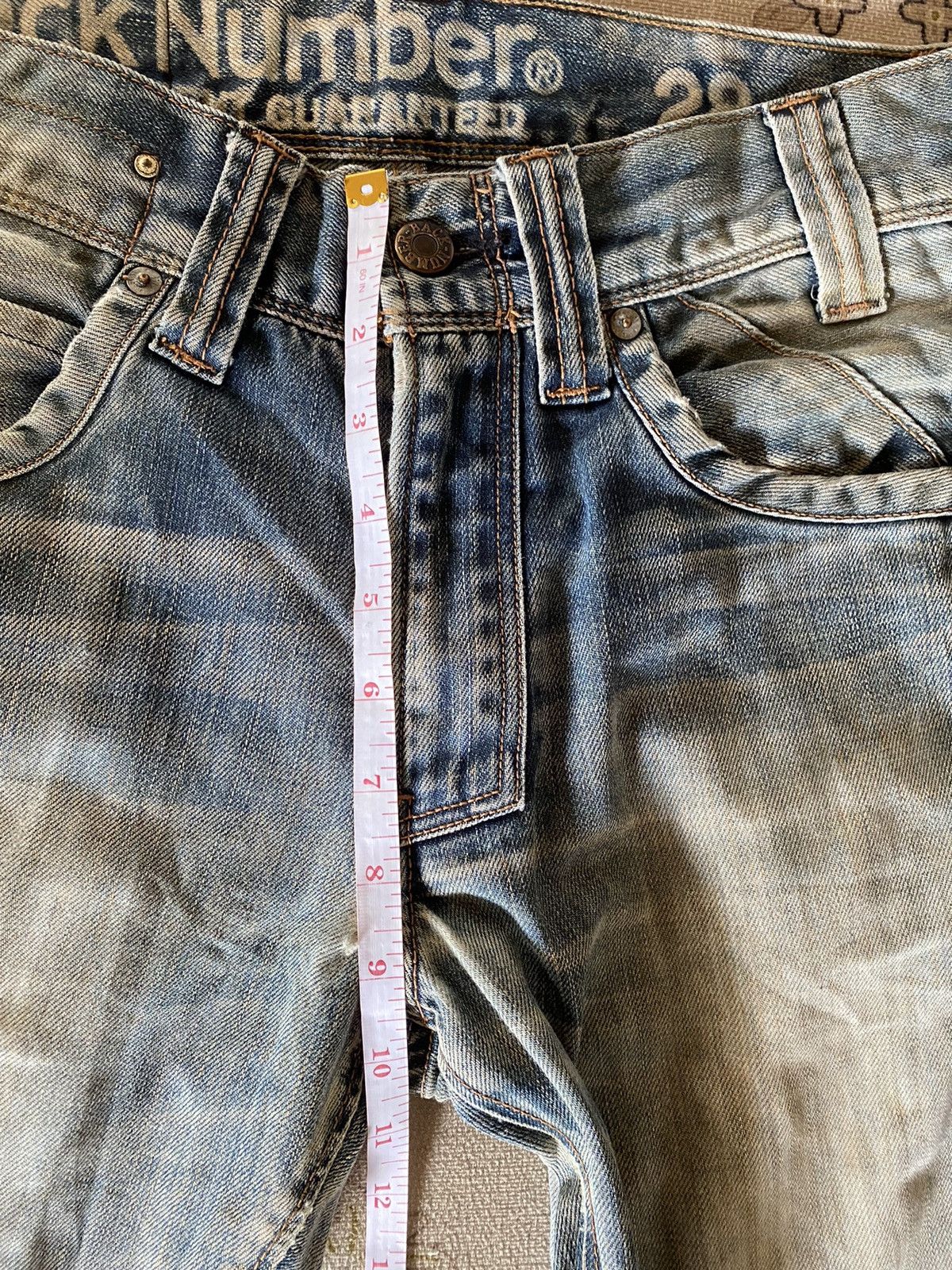 Japanese Brand Vintage Japanese Brand Back Number Distressed Denim Size US 28 / EU 44 - 14 Thumbnail