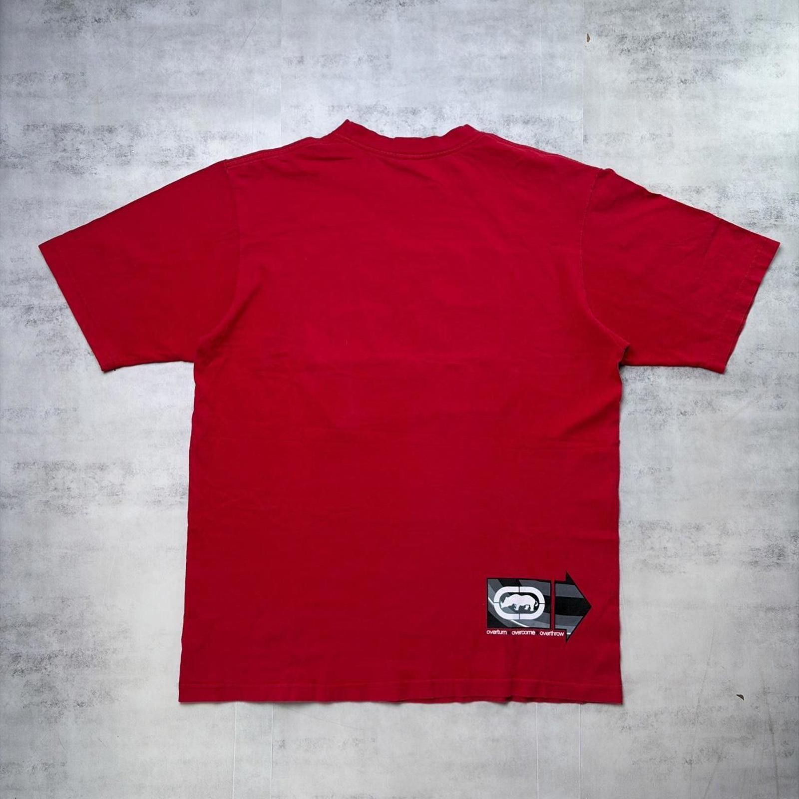 Ecko Unltd. Y2K Red Ecko Unltd Grunge Skater T-Shirt Size US XL / EU 56 / 4 - 7 Thumbnail