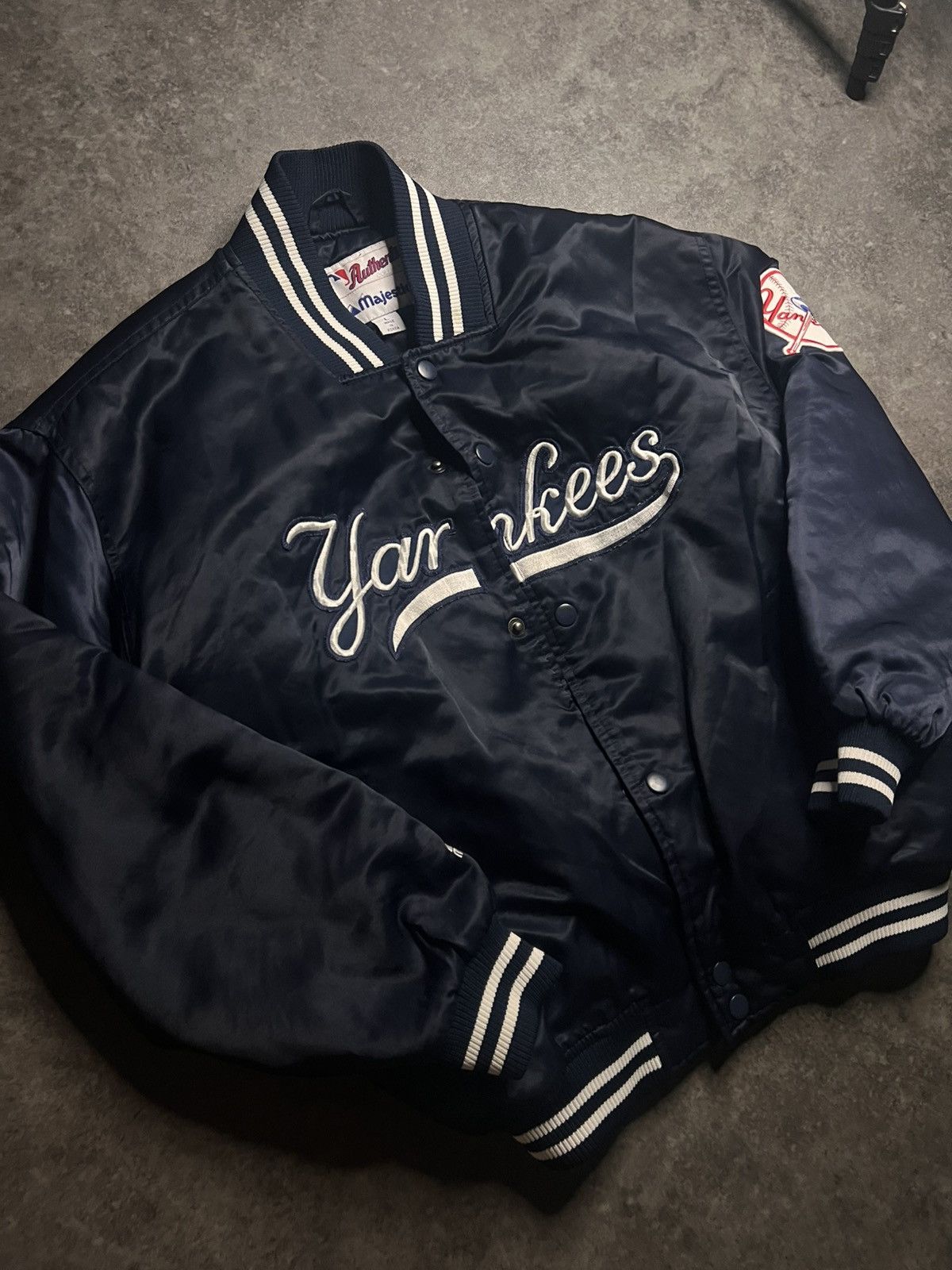 New York Yankees Vintage bomber Yankees Majestic Size US XS / EU 42 / 0 - 1 Thumbnail