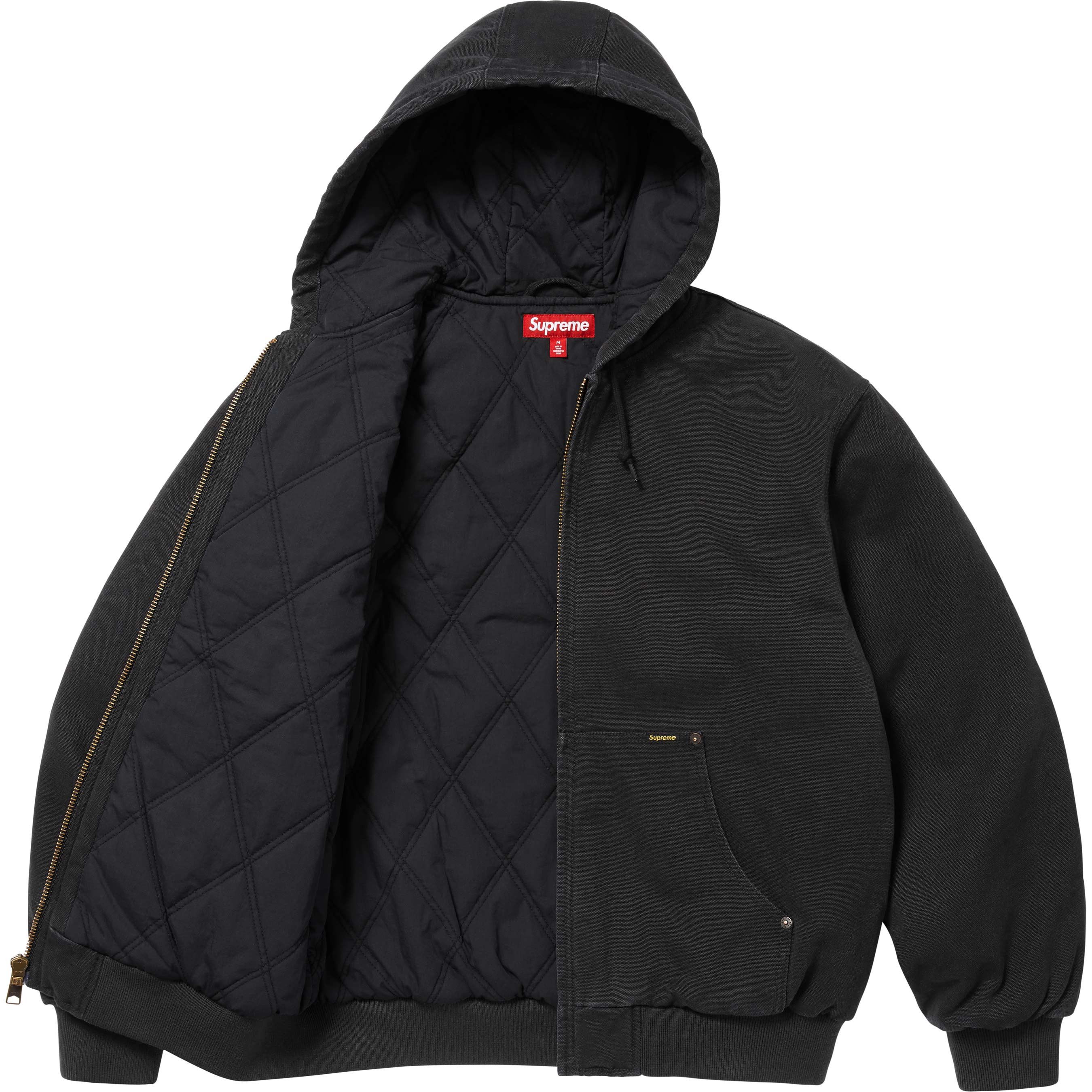 Supreme Supreme AOI Embroidered Hooded Work Jacket Size US L / EU 52-54 / 3 - 4 Thumbnail