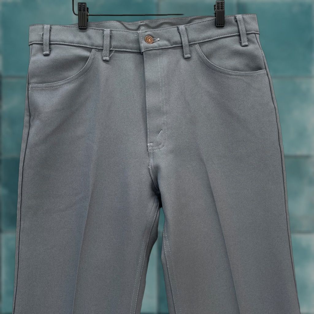 Levi's VINTAGE Levi's Action Slacks Pants Mens 36x30 Gray Dacron Polyester 1998 USA Size US 36 / EU 52 - 1 Thumbnail