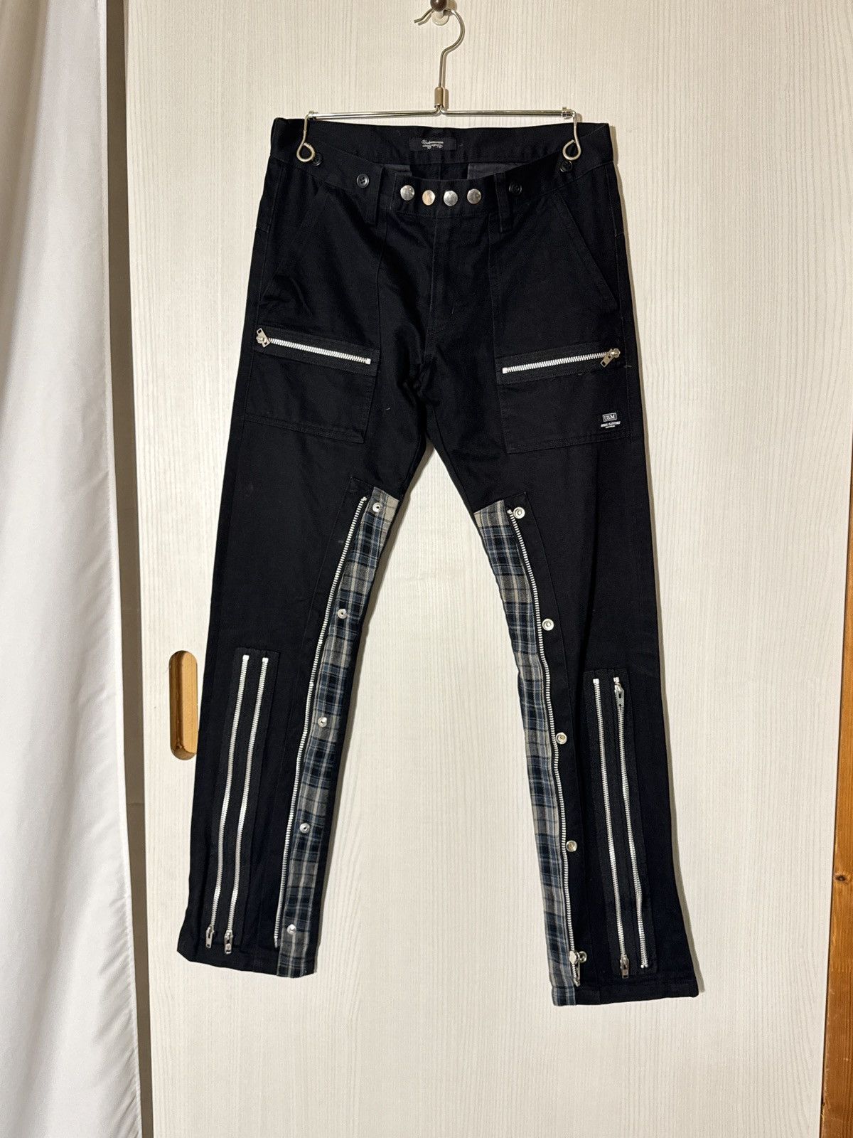GOAR ブーツカットデニム archive strapped pants L GOAR ブーツカット