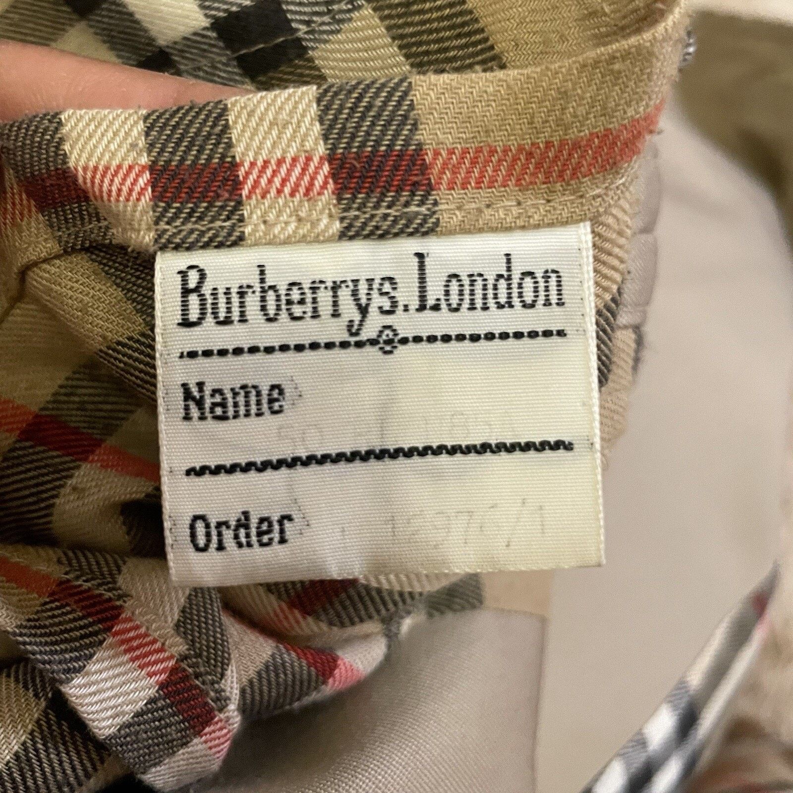 Burberry Vintage Burberry's men's Trench Coat Nova Check england M L Size US M / EU 48-50 / 2 - 13 Thumbnail