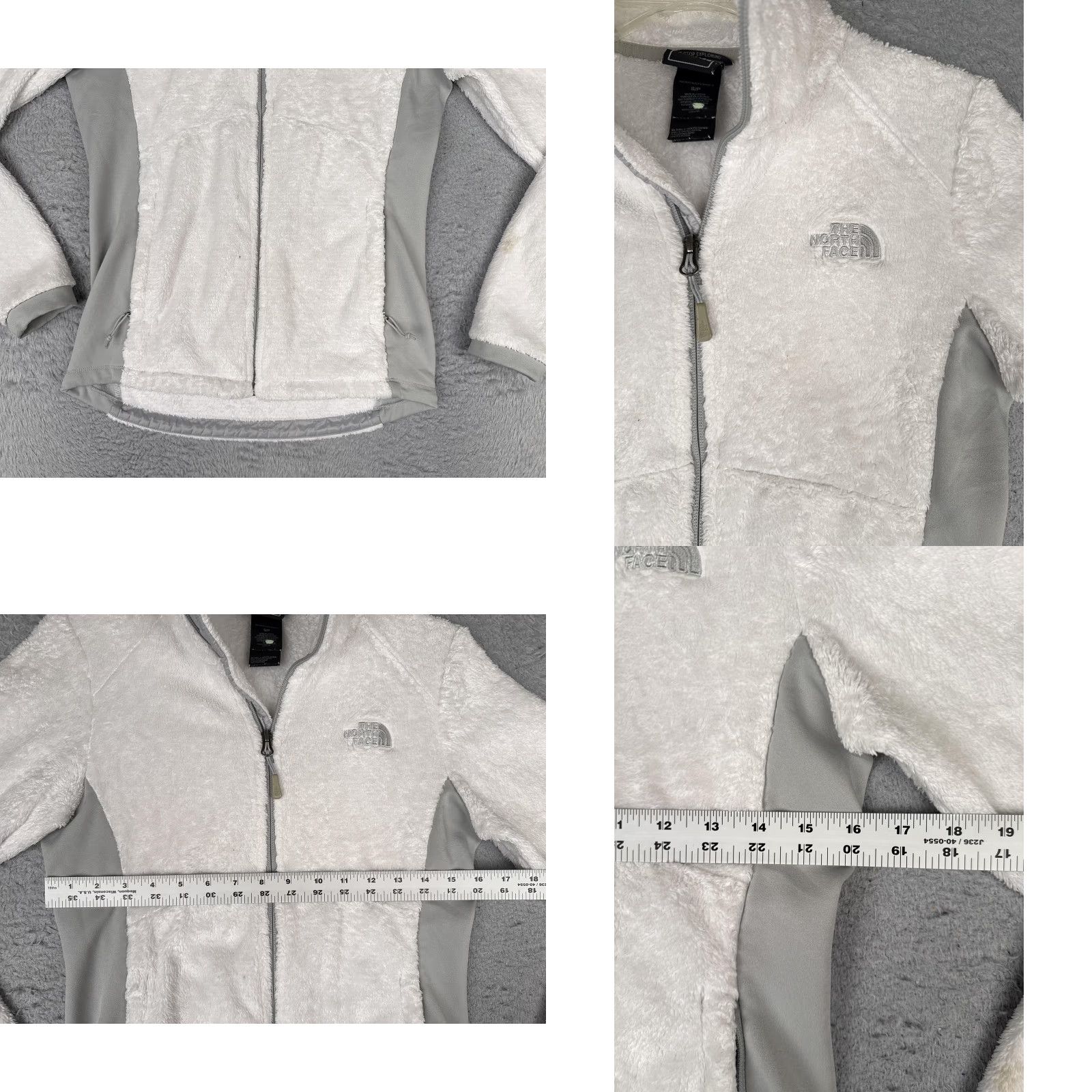 The North Face The North Face Jacket Womens Small White Fleece Full Zip Pockets Outdoor Hiking – Shirt/Outerwear (S) Womens White Pockets Full Zip Seasonal Outdoor Size S / US 4 / IT 40 - 8 Thumbnail