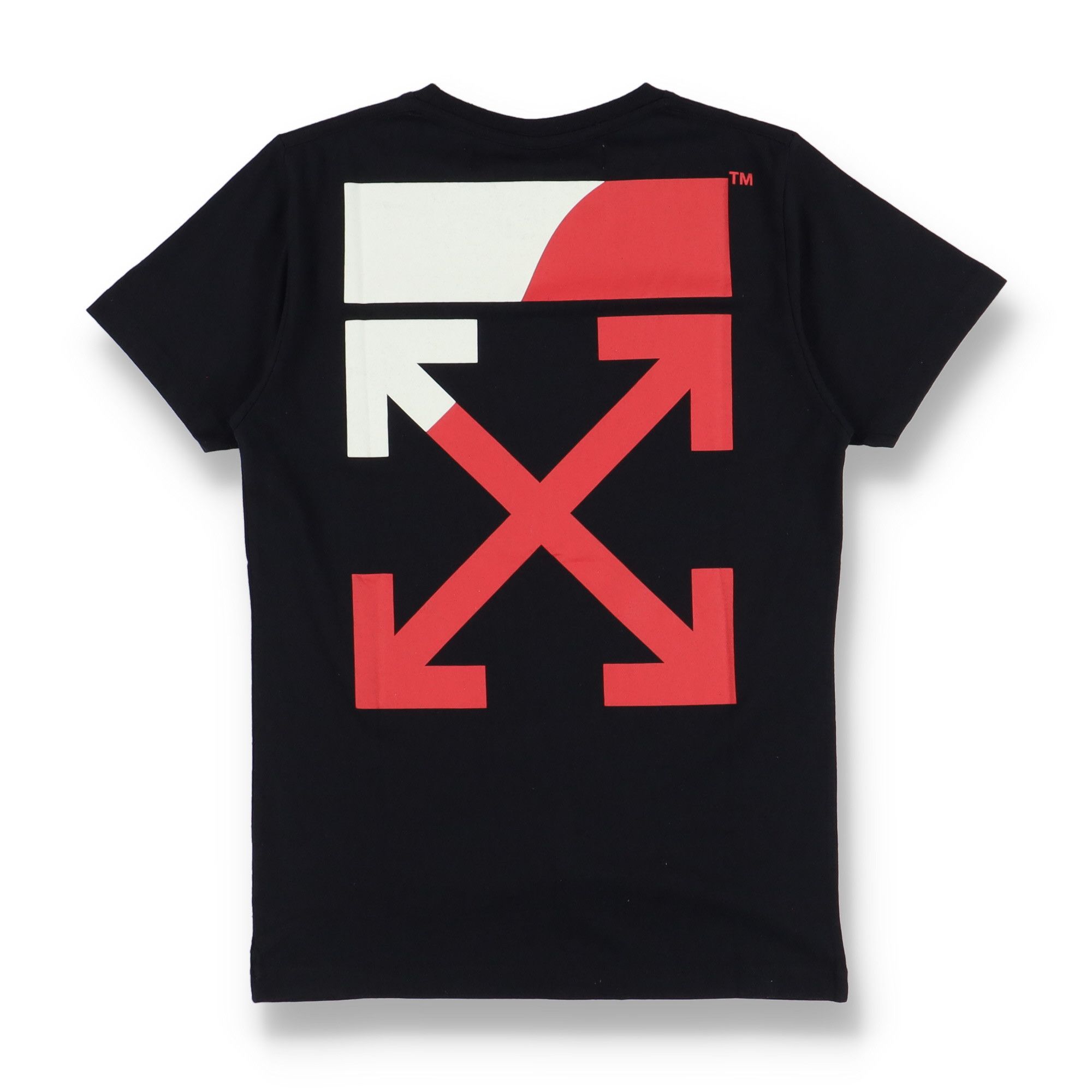 Off-White Black and Red Split Arrows Logo T-Shirt Size US S / EU 44-46 / 1 - 1 Thumbnail