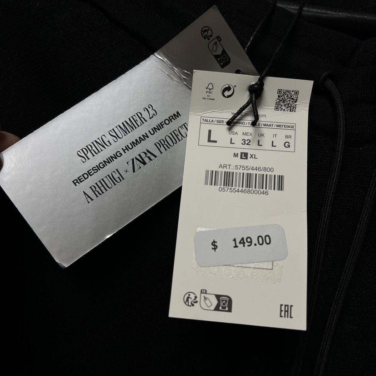 Rhude × Zara RHUDE x Zara Knit Jogger Pants SIZE L Limited Edition NEW Size US 34 / EU 50 - 9 Thumbnail